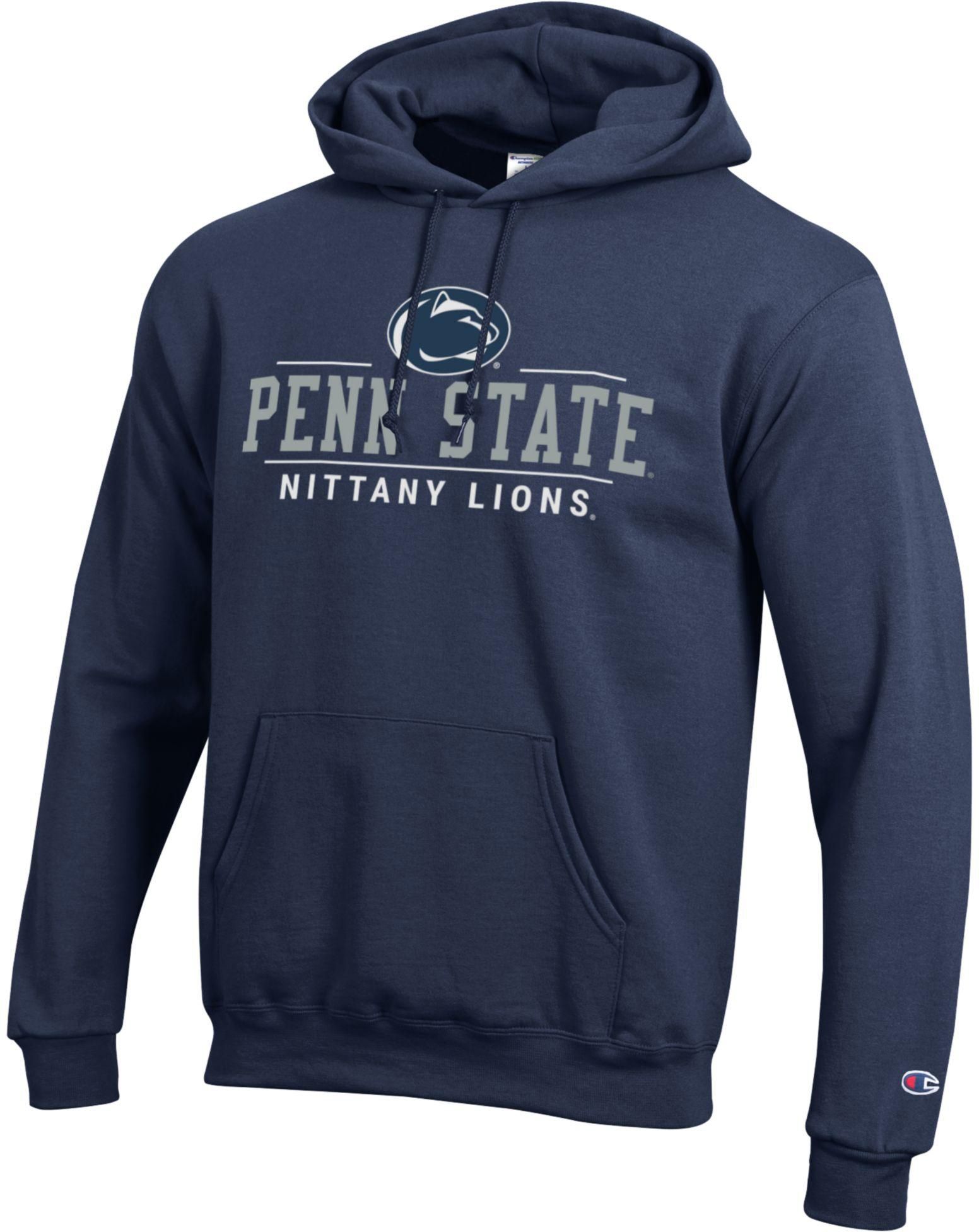 Champion Adult Penn State Nittany Lions Eco Powerblend Blue Hoodie