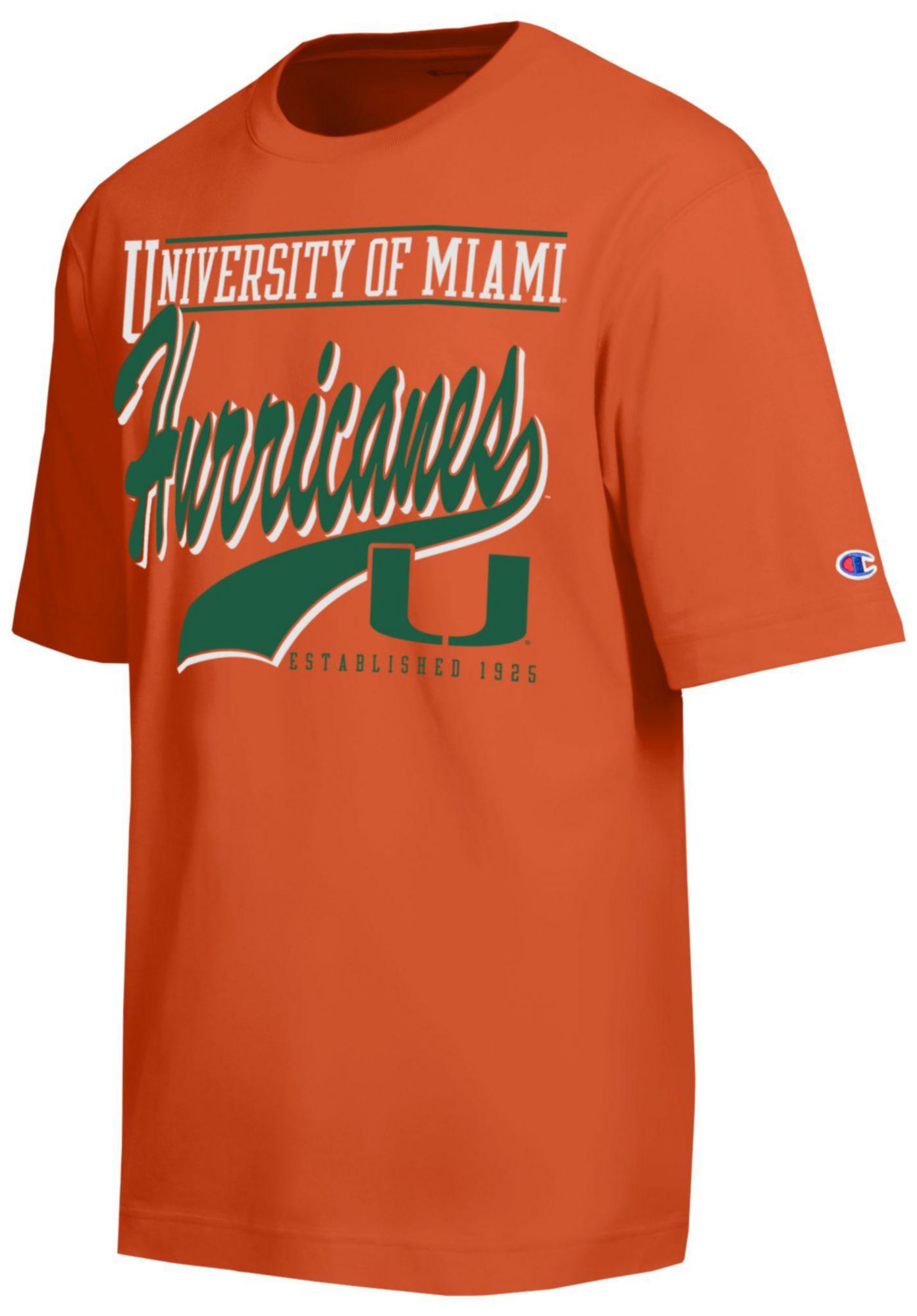 Champion Men's Miami Hurricanes Orange All Star T-Shirt