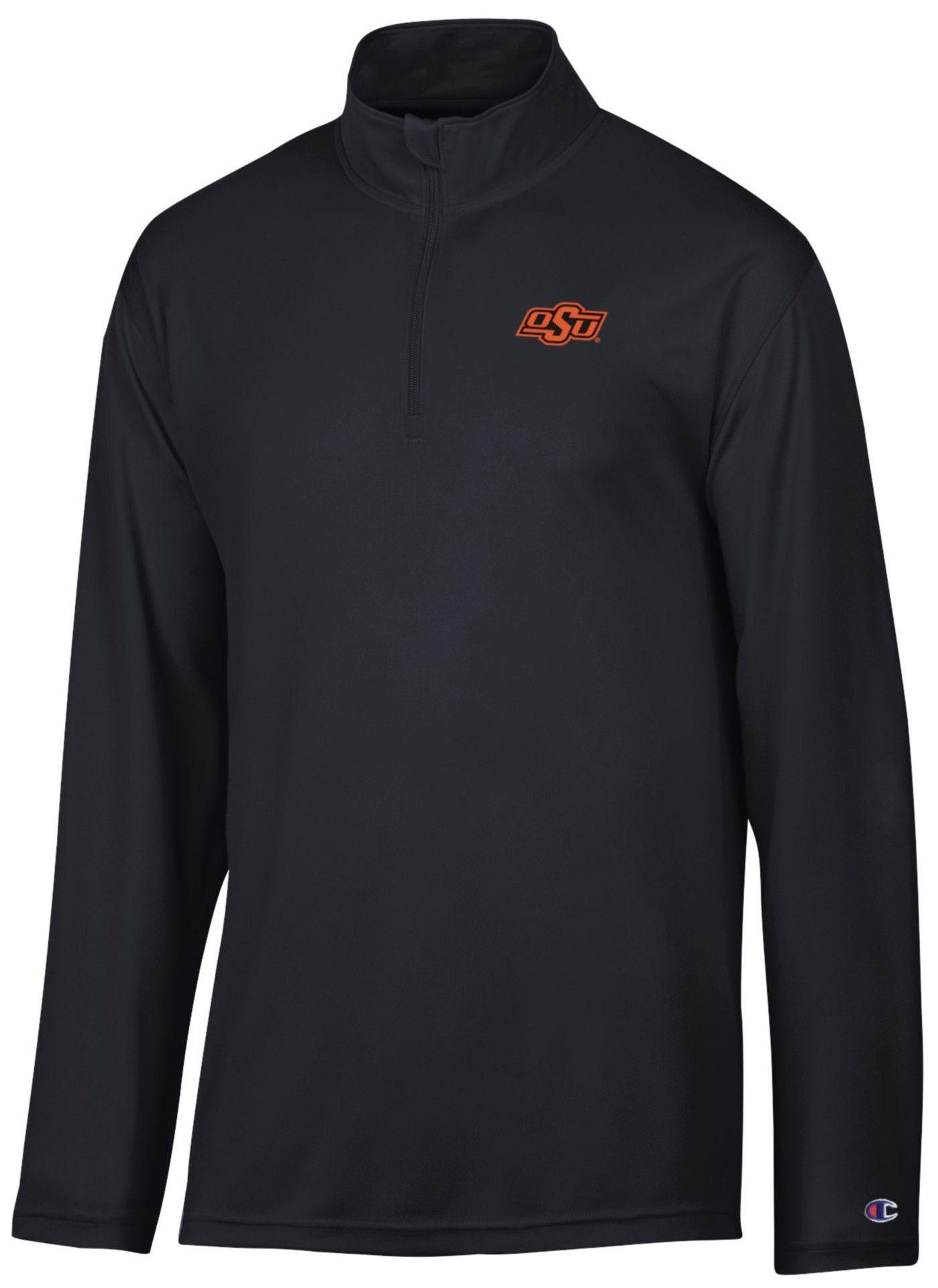 Champion Men's Oklahoma Sooners Black 1/4 Zip Jacket