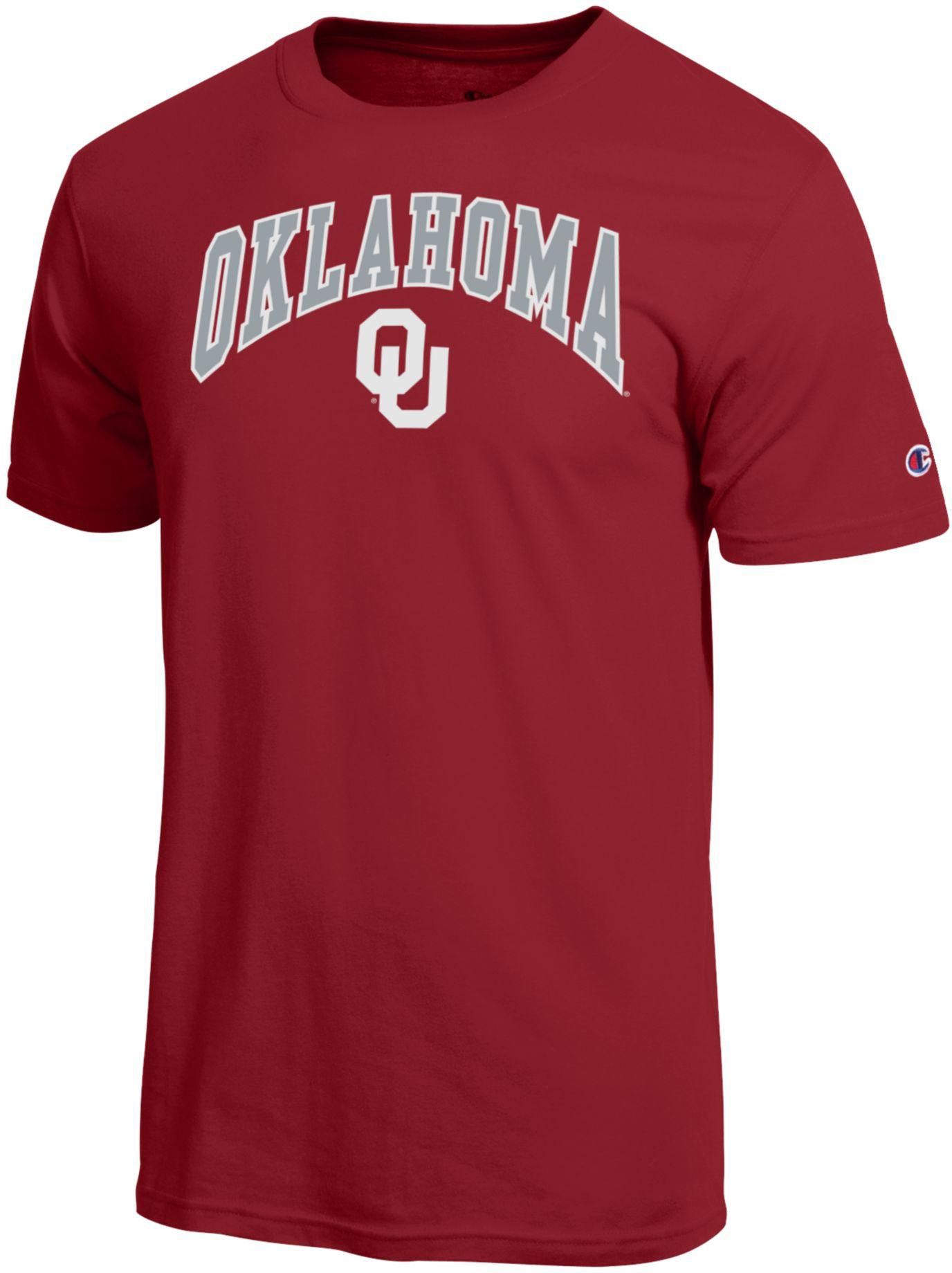 Champion Men's Oklahoma Sooners Cardinal T-Shirt