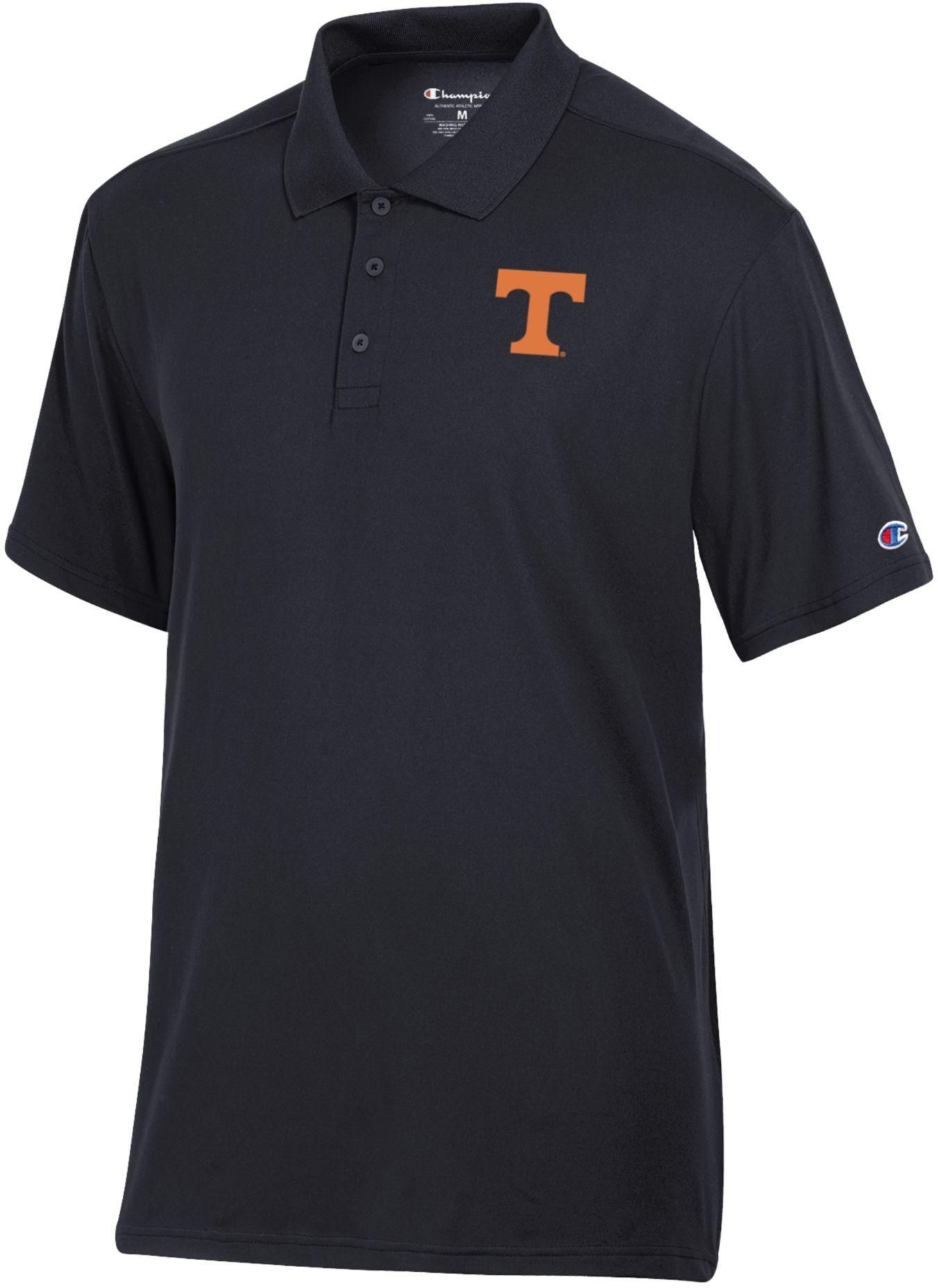Champion Men's Tennessee Volunteers Black Polo