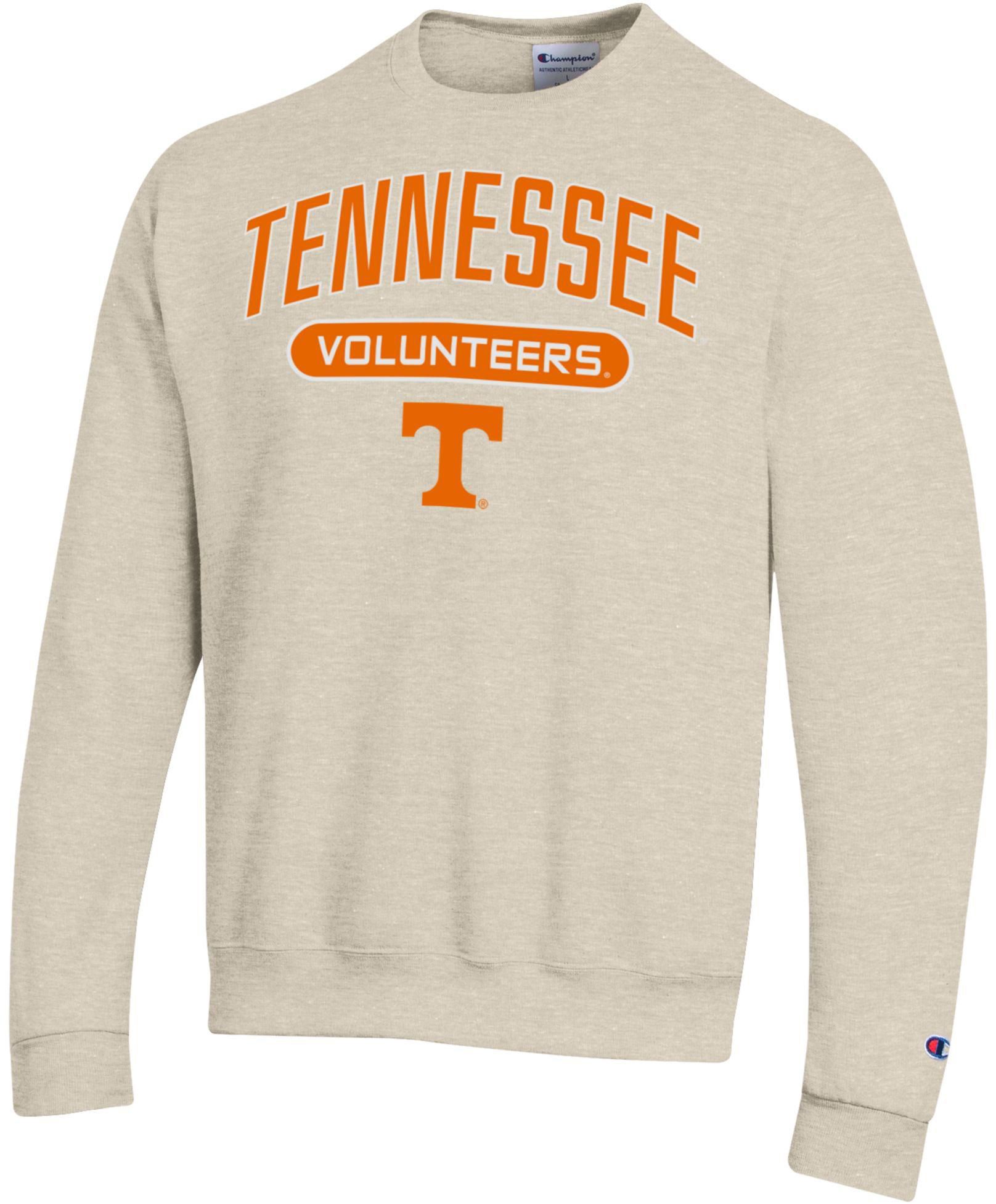 Champion Adult Tennessee Volunteers Eco Powerblend Oatmeal Crewneck Sweatshirt, Men's, XXL, White