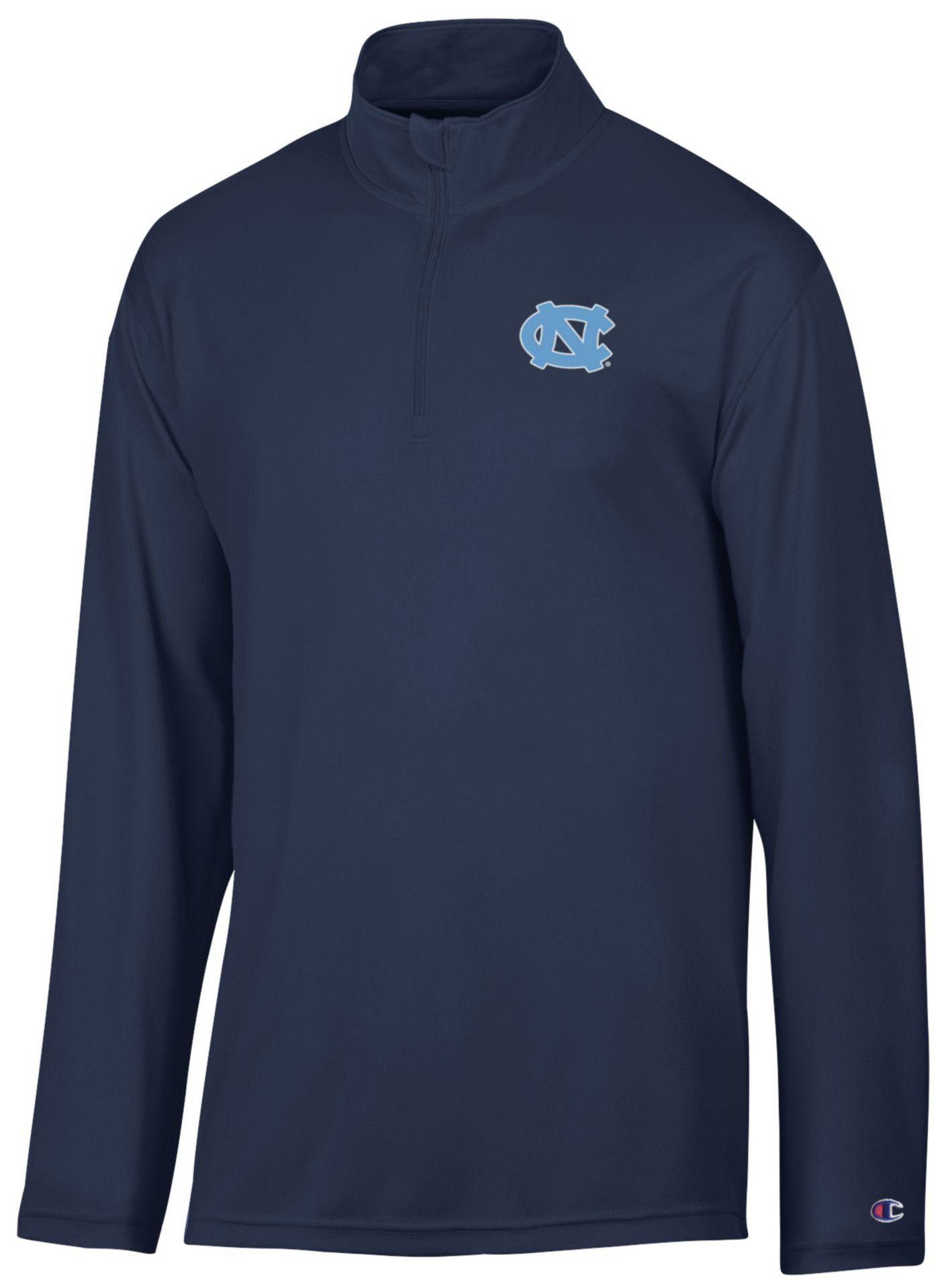 Champion Men's North Carolina Tar Heels Navy 1/4 Zip Jacket