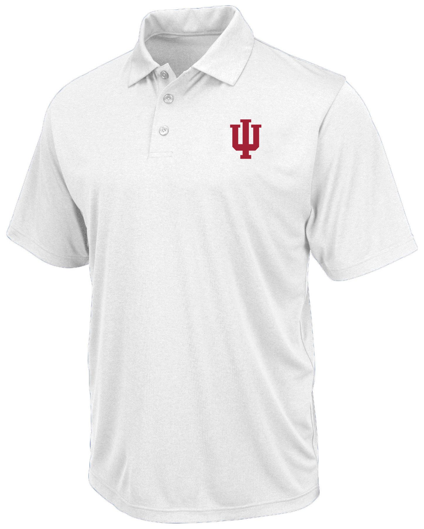 Champion Men's Indiana Hoosiers White Big and Tall Polo