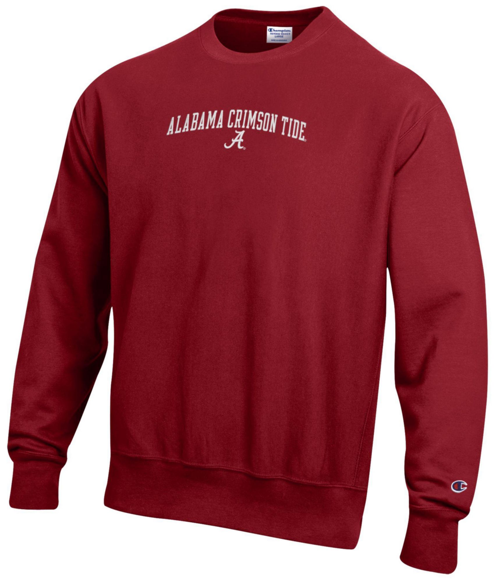 Champion Men's Alabama Crimson Tide Cardinal Reverse Weave Crewneck Sweatshirt