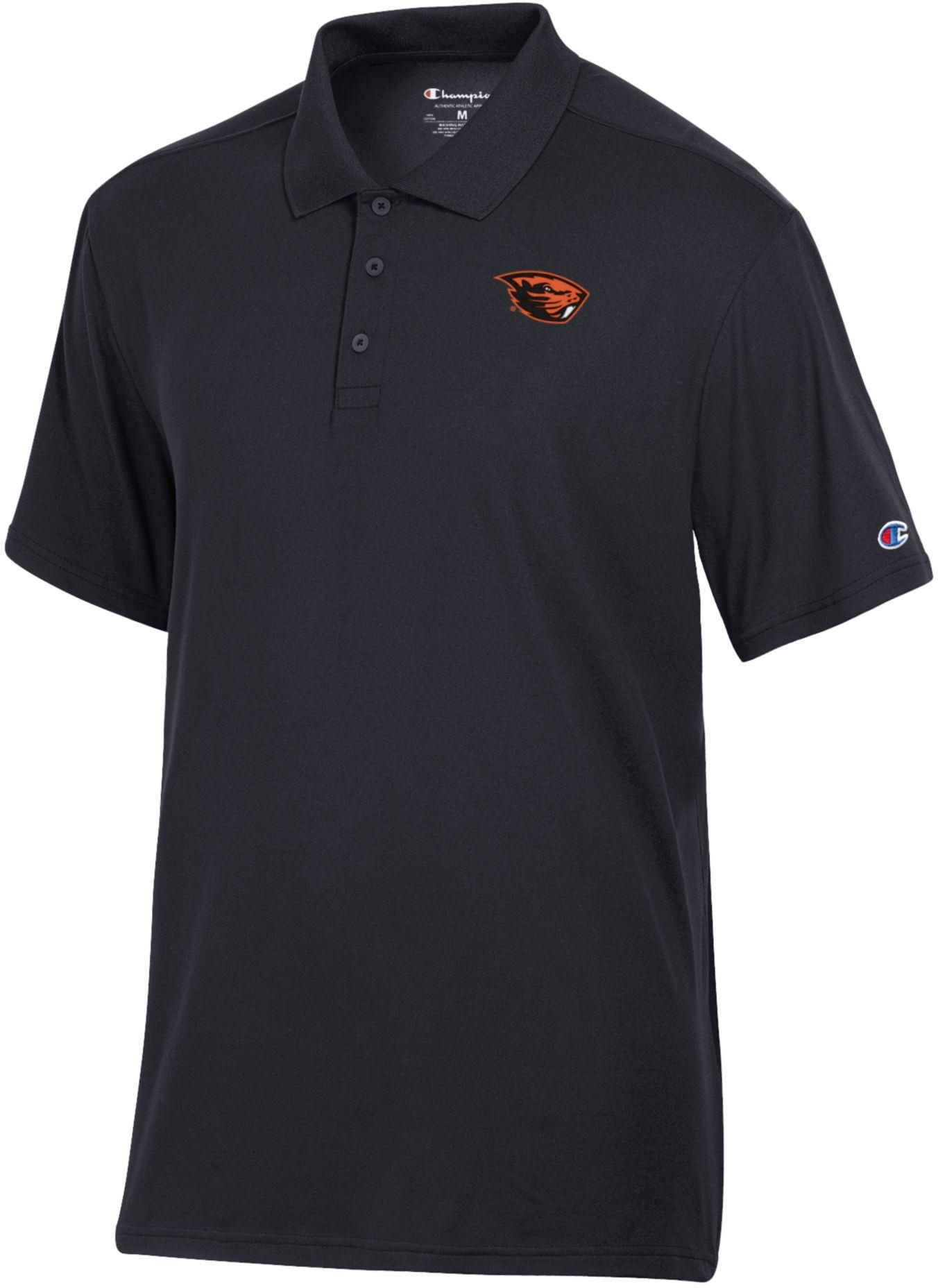 Champion Men's Oregon State Beavers Black Polo
