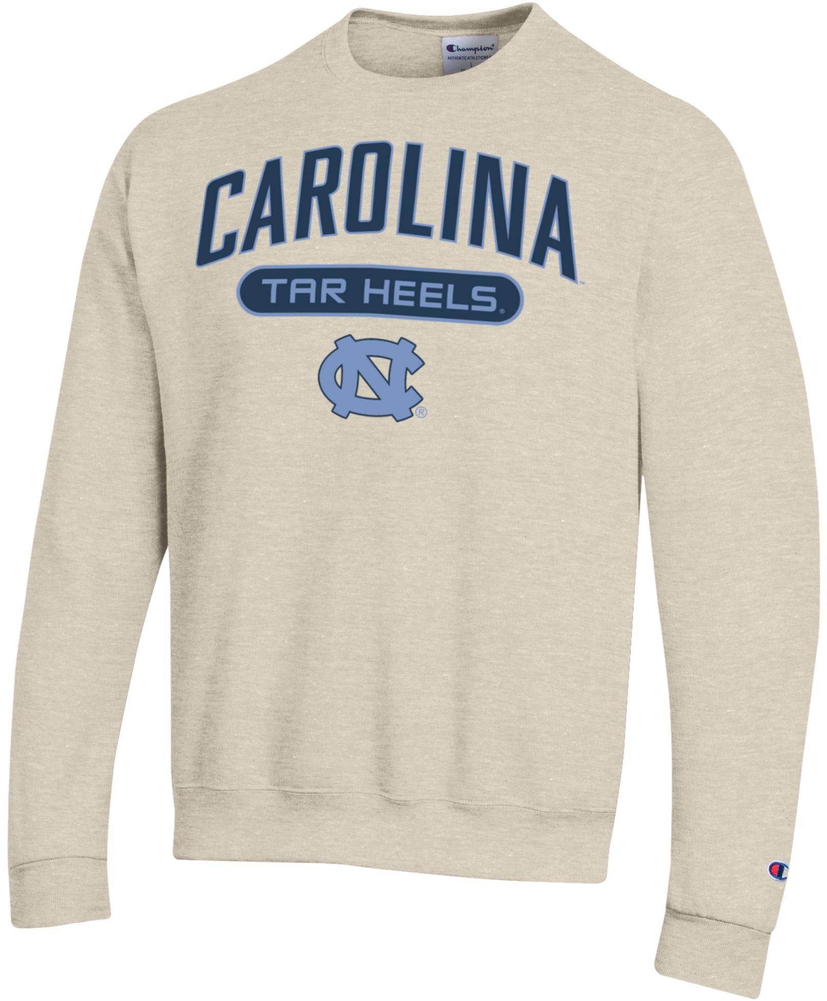 Champion Adult Carolina Tar Heels Eco Powerblend Oatmeal Crewneck Sweatshirt