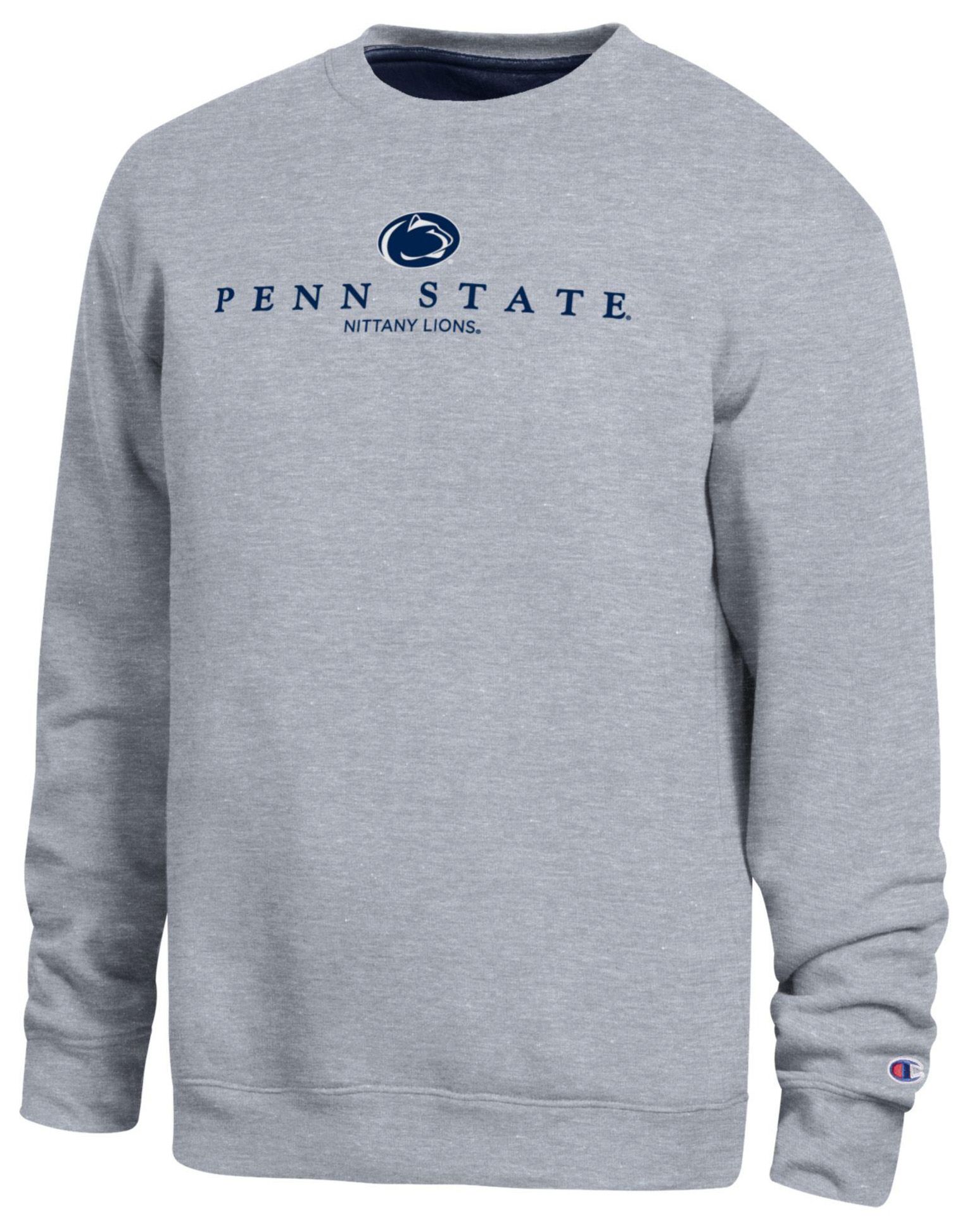 Champion Men's Penn State Nittany Lions Oxford Contrast Crewneck Sweatshirt