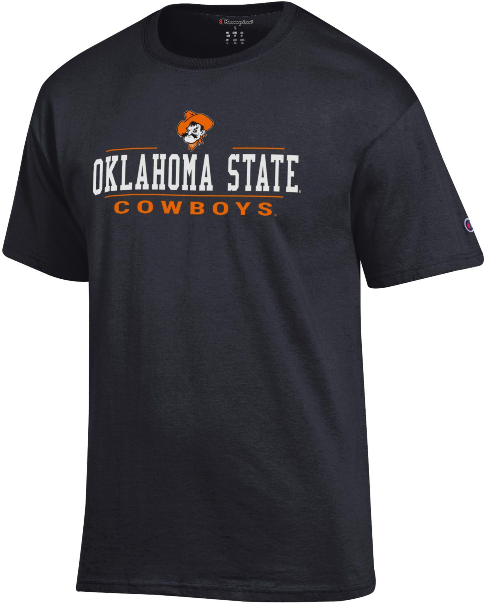 Champion Adult Oklahoma State Cowboys Jersey Black T-Shirt, Men's