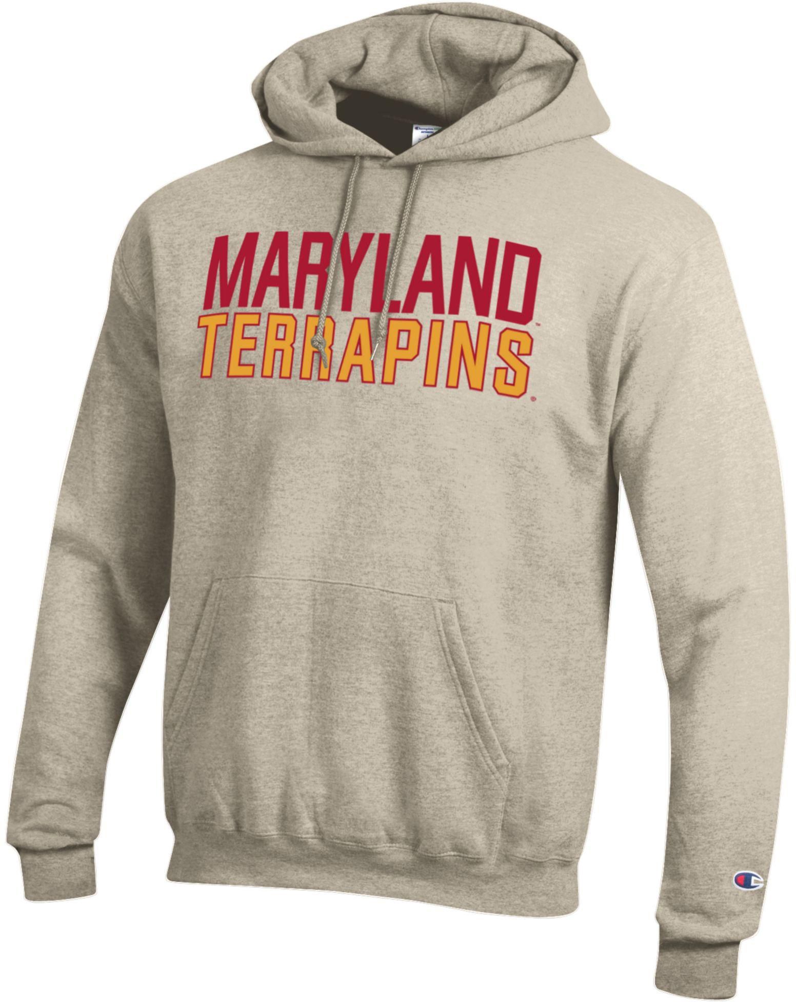 Champion Adult Maryland Terrapins Eco Powerblend Oatmeal Hoodie