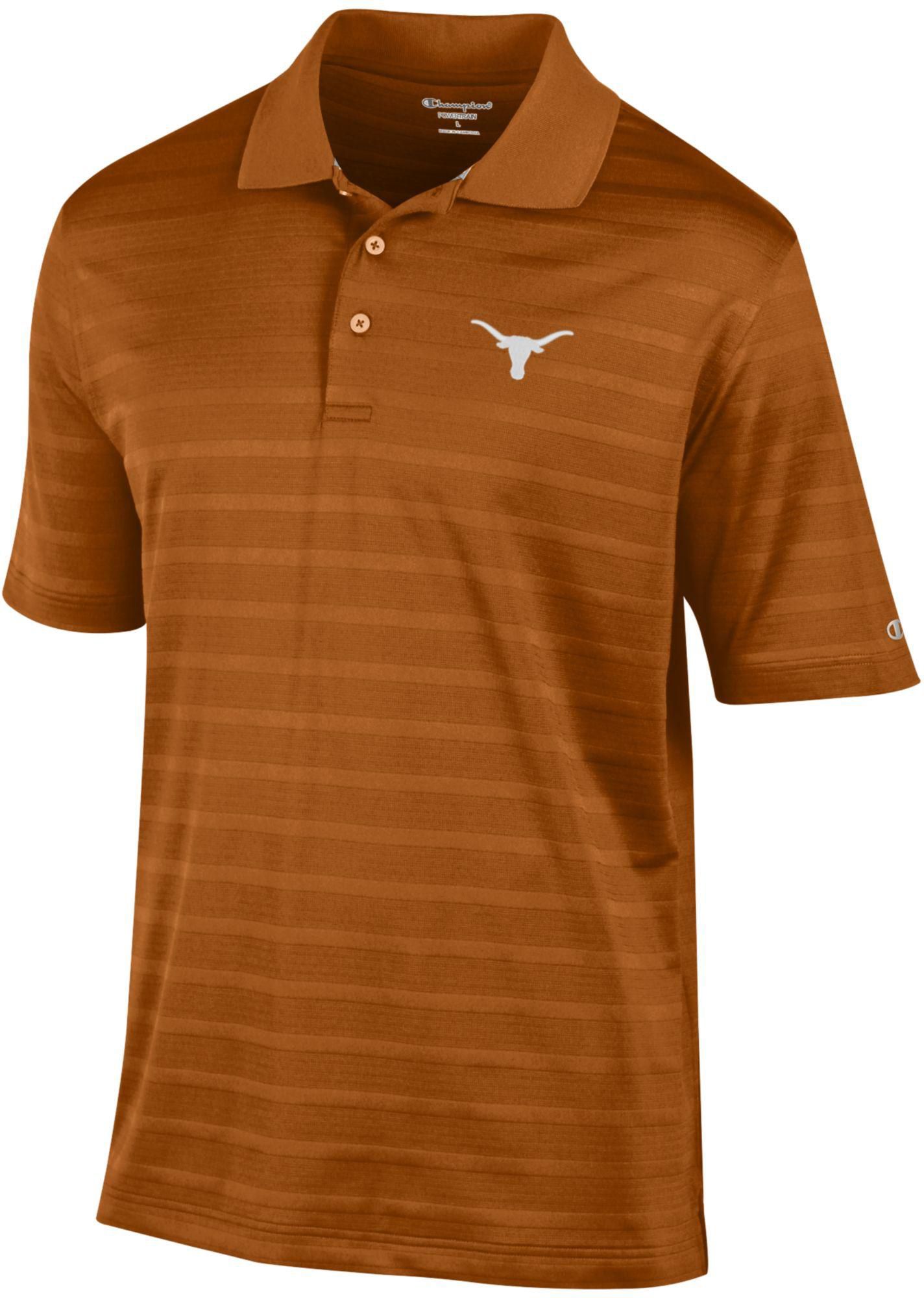 Champion Men's Texas Longhorns Black Polo