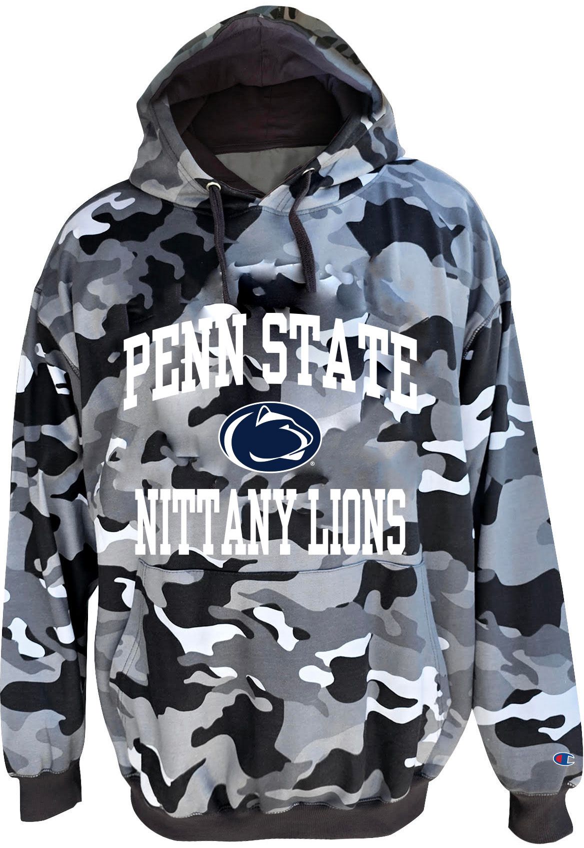 Champion Men's Penn State Nittany Lions Big and Tall Camo Fleece Hoodie