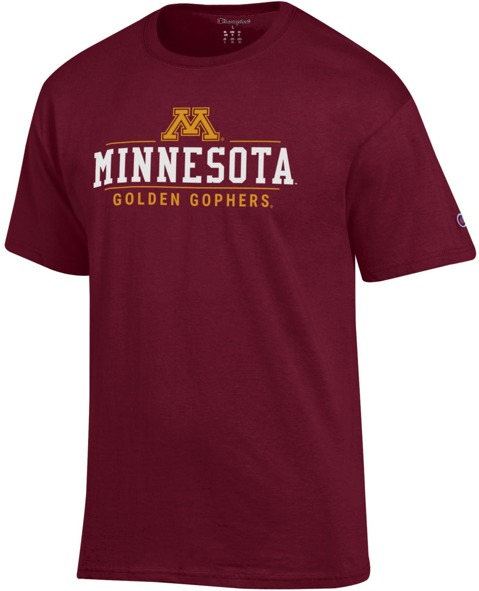 Champion Adult Minnesota Golden Gophers Jersey Red T-Shirt, Men's, XXL