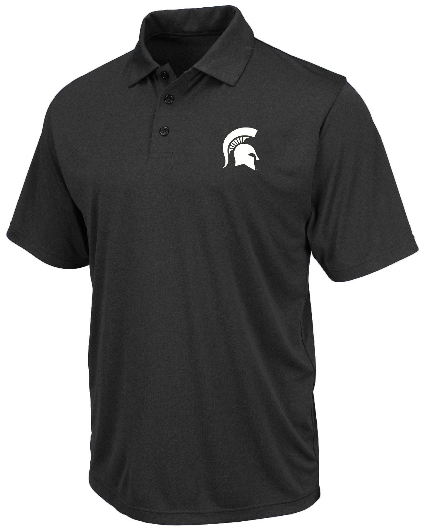 Champion Men's Michigan State Spartans Black Big and Tall Polo
