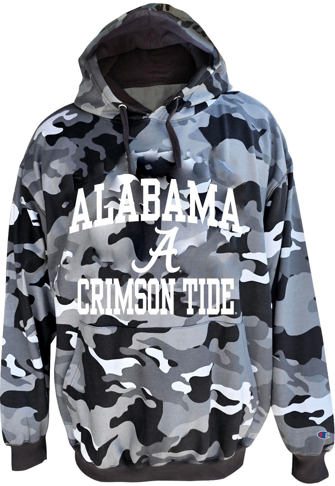 Champion Men's Alabama Crimson Tide Big and Tall Camo Fleece Hoodie