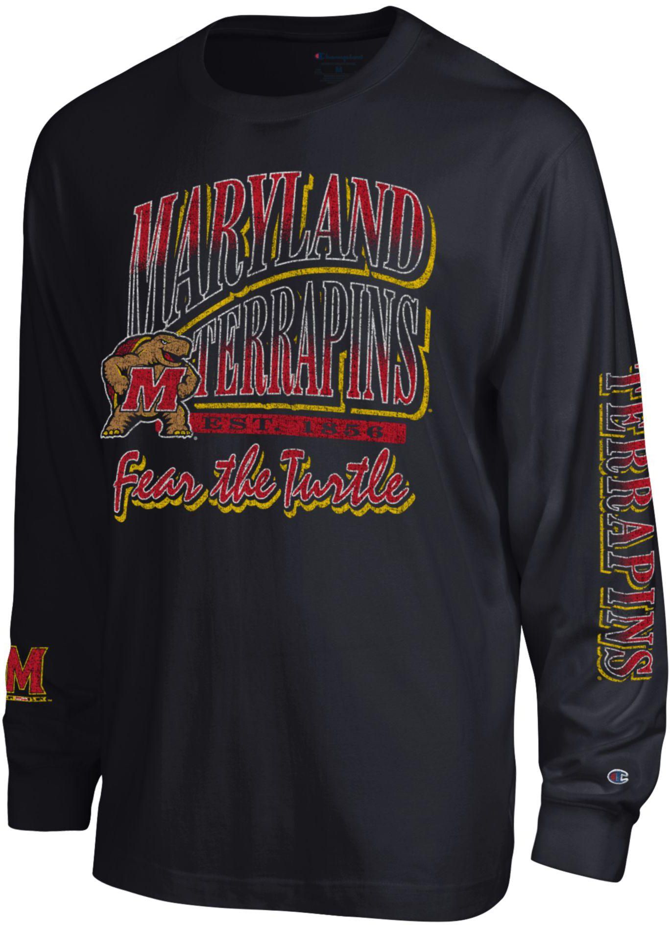 Champion Men's Maryland Terrapins Black All Star Long Sleeve Shirt