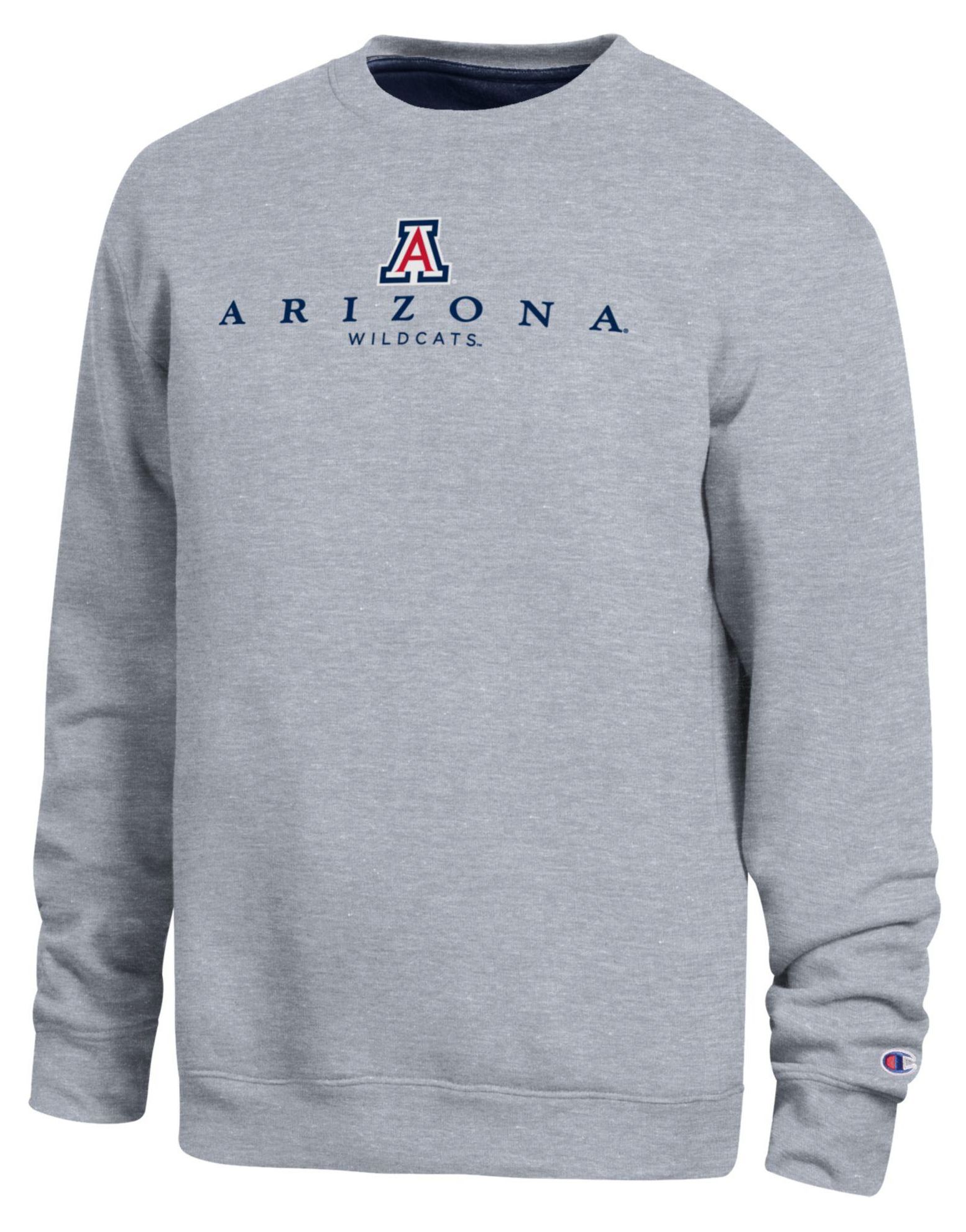 Champion Men's Arizona Wildcats Oxford Contrast Crewneck Sweatshirt