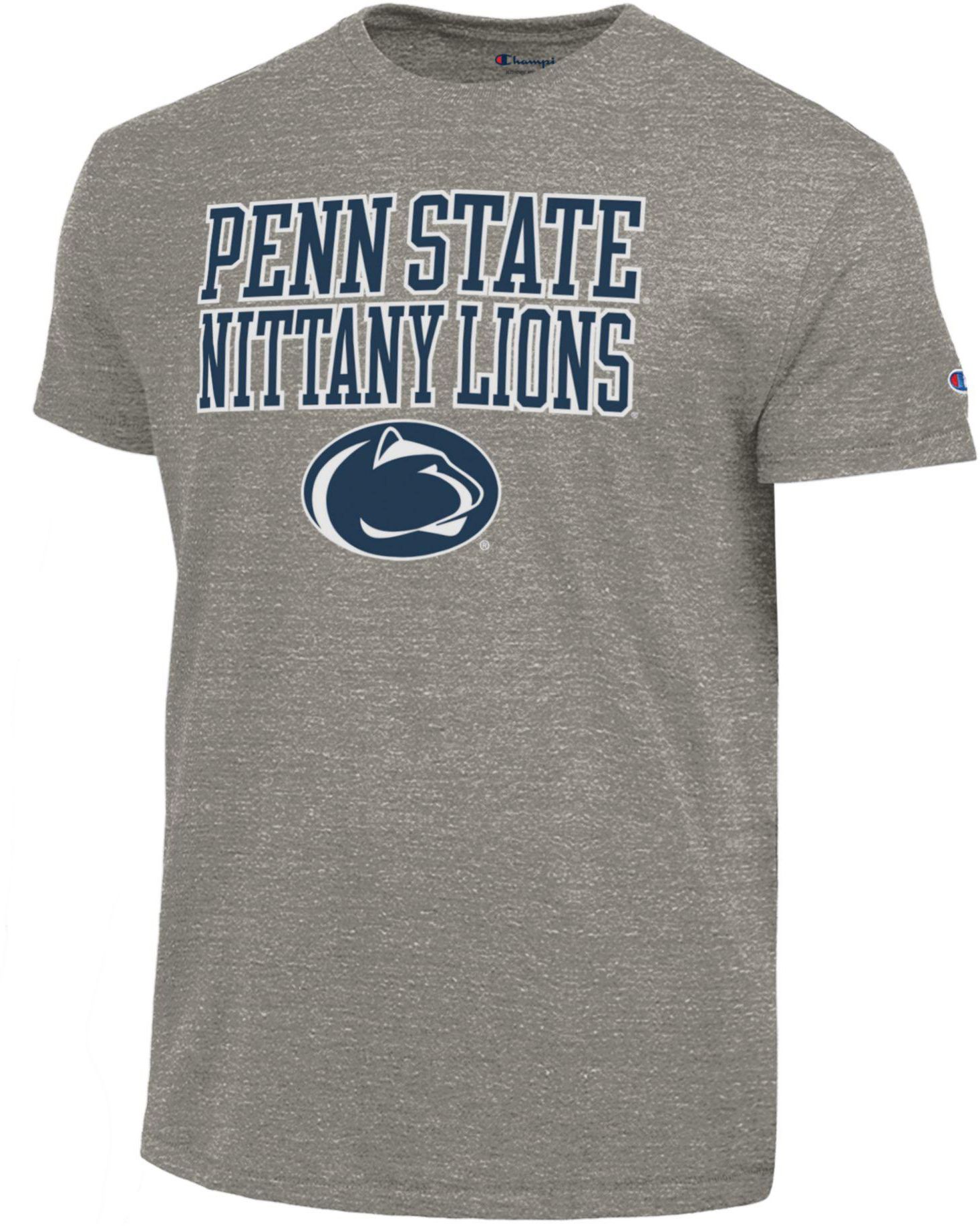 Champion Men's Penn State Nittany Lions Ultimate Triblend Grey T-Shirt
