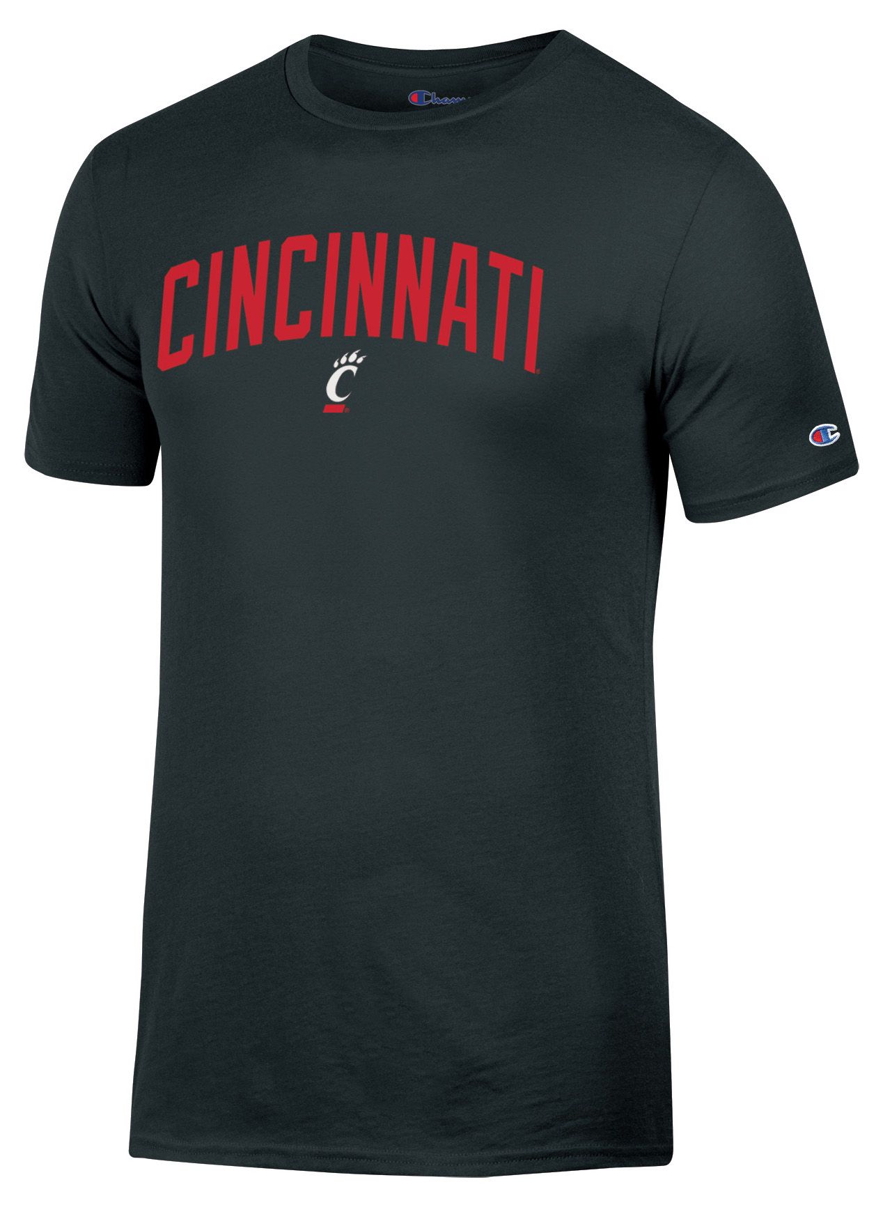 Champion Men's Cincinnati Bearcats Black Stadium Promo T-Shirt
