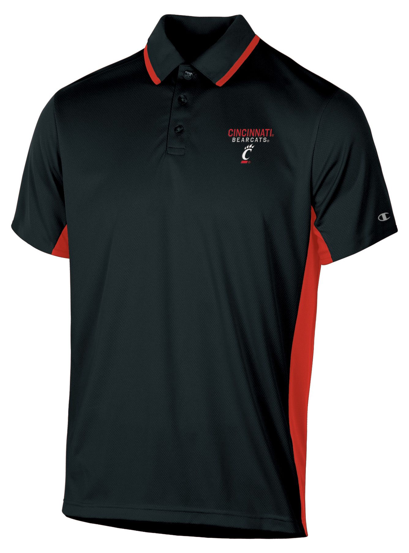 Champion Men's Cincinnati Bearcats True Black Promo Polo