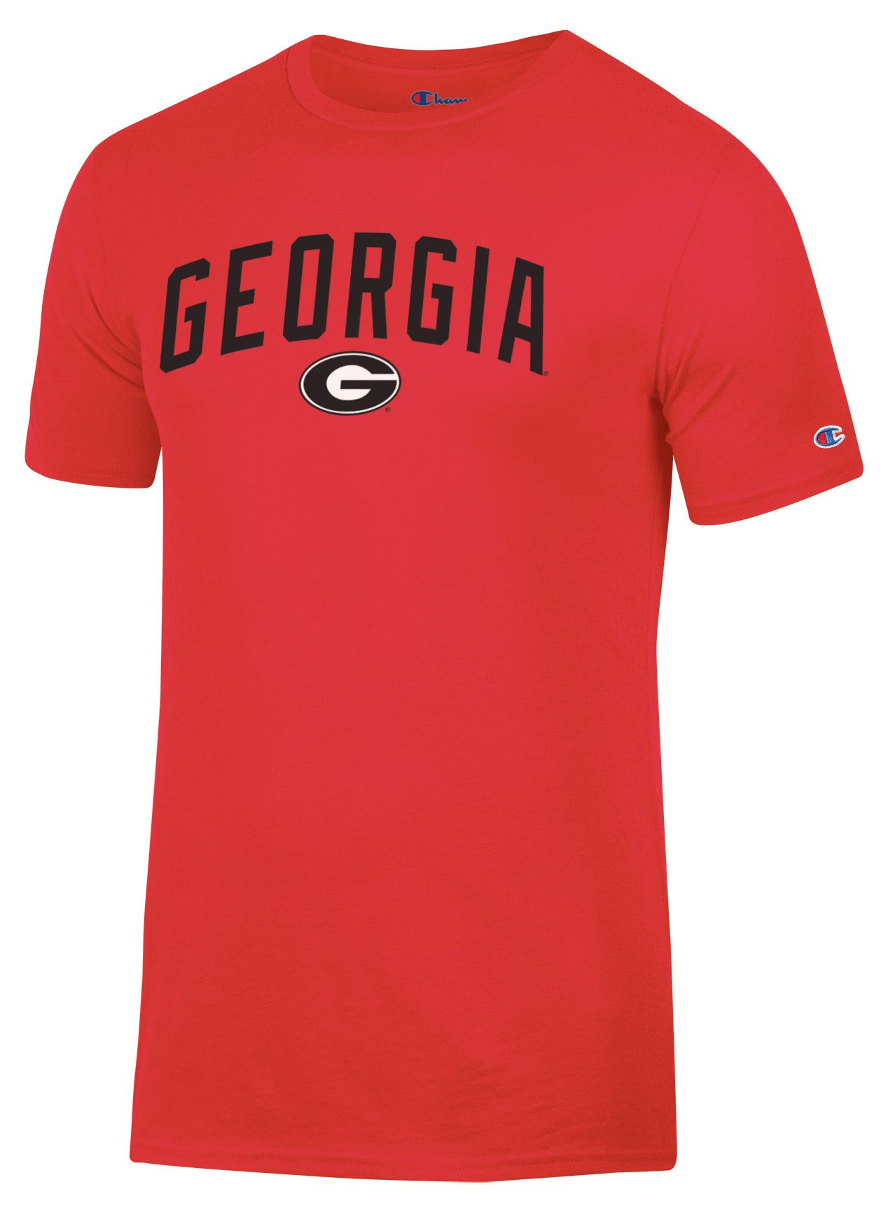 Champion Men's Georgia Bulldogs Red Stadium Promo T-Shirt