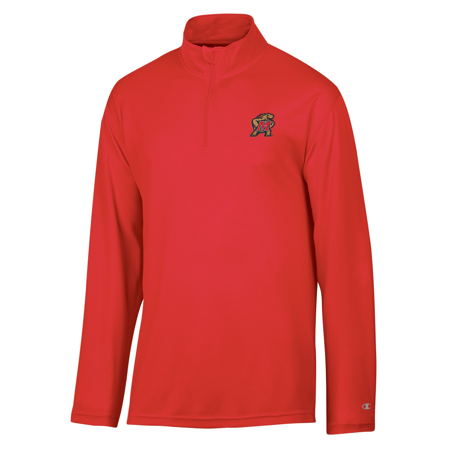 Champion Men's Maryland Terrapins Red 1/4 Zip Pullover
