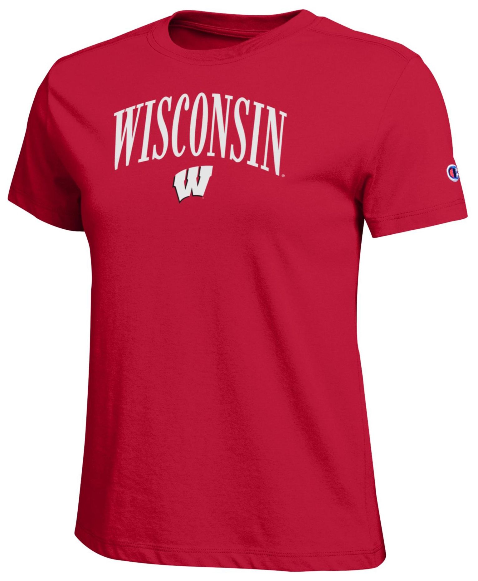 Champion Women's Wisconsin Badgers Red Core T-Shirt