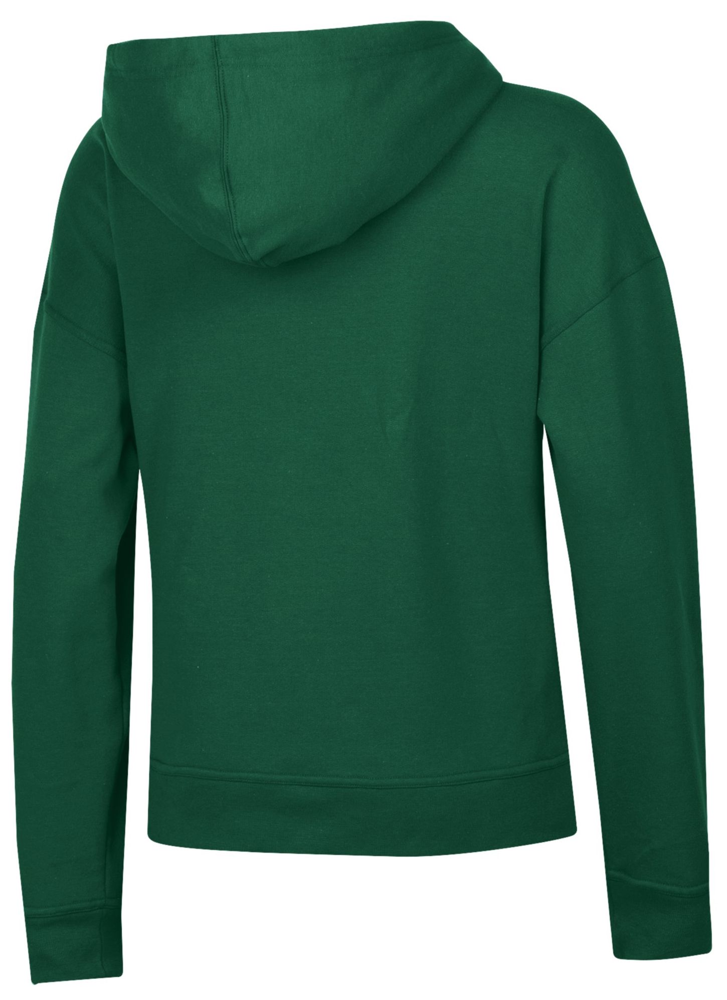 Champion Women's Miami Hurricanes Green Powerblend Fleece Hoodie