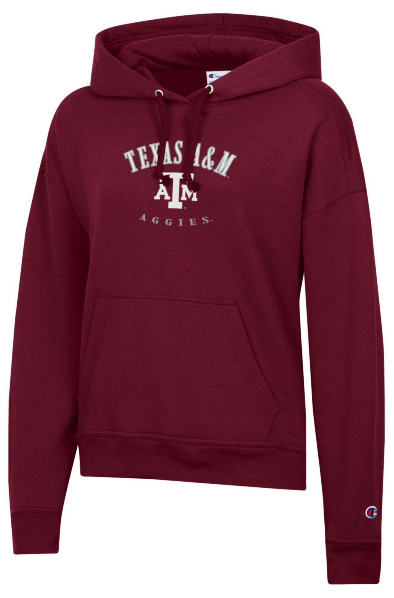 Champion Women's Texas A&amp;M Aggies Maroon Powerblend Fleece Hoodie