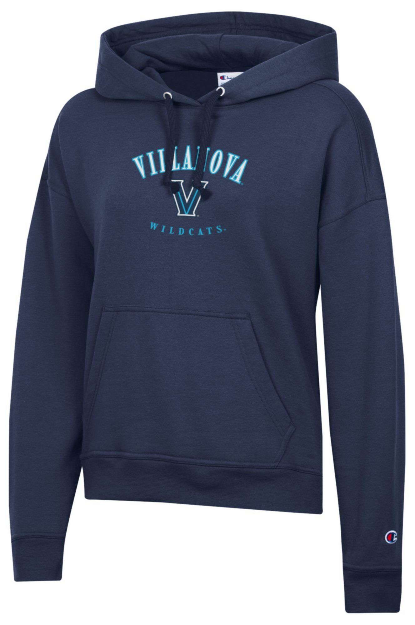 Champion Women's Villanova Wildcats Blue Powerblend Fleece Crewneck Sweatshirt