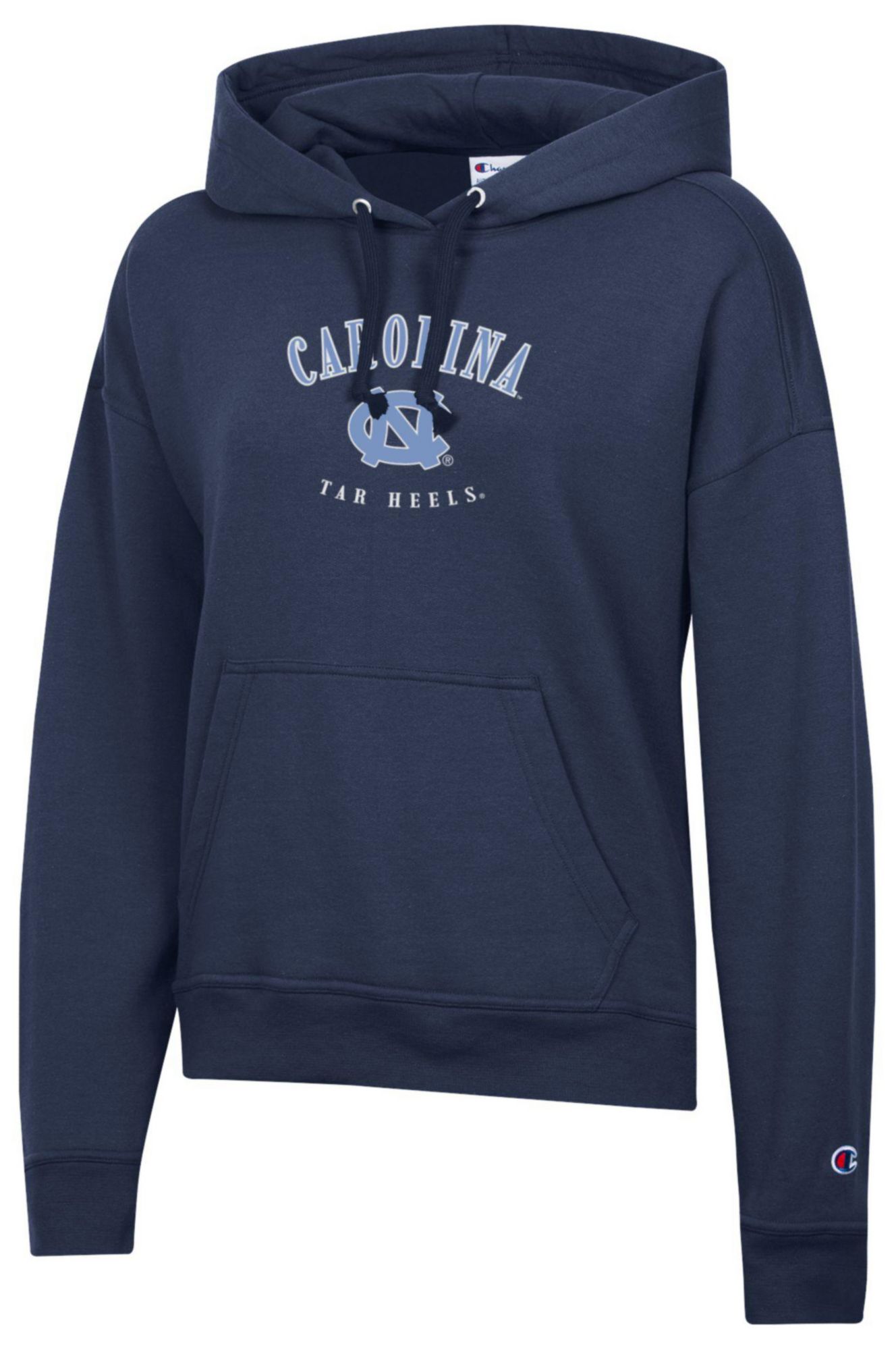 Champion Women's North Carolina Tar Heels Blue Powerblend Fleece Hoodie