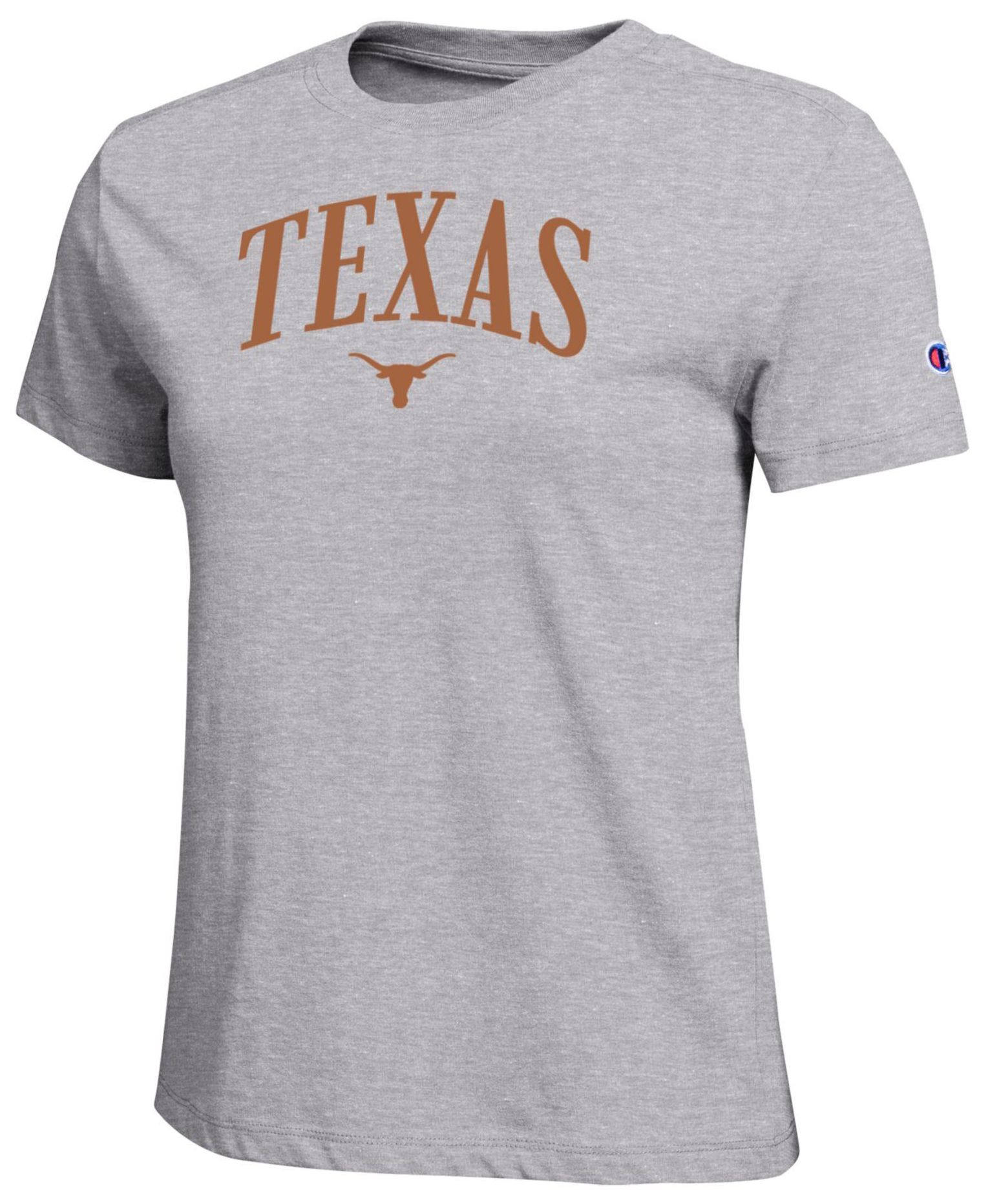 Champion Women's Texas Longhorns Grey Core T-Shirt