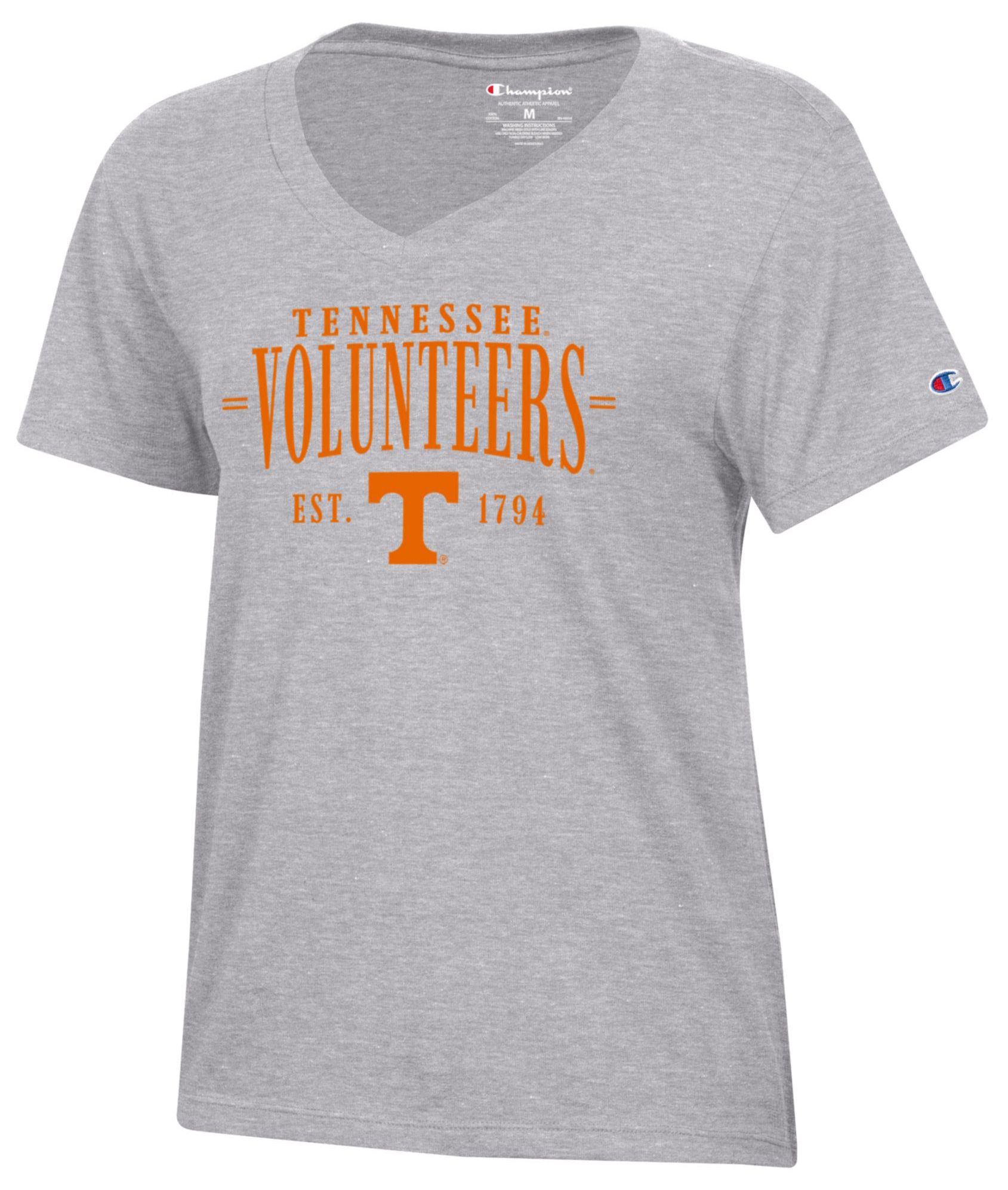 Champion Women's Tennessee Volunteers Core V-Neck T-Shirt