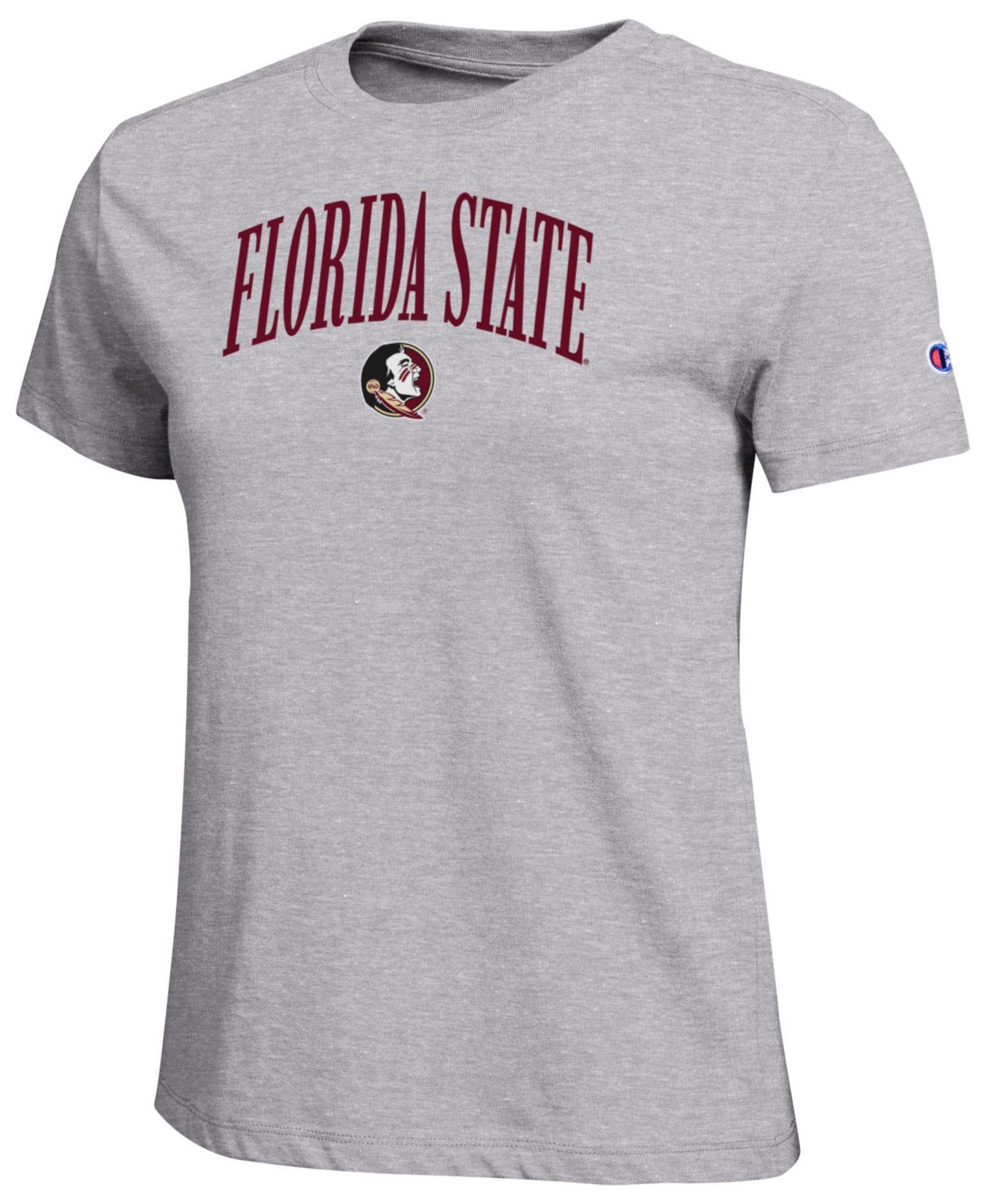 Champion Women's Florida State Seminoles Core Grey T-Shirt