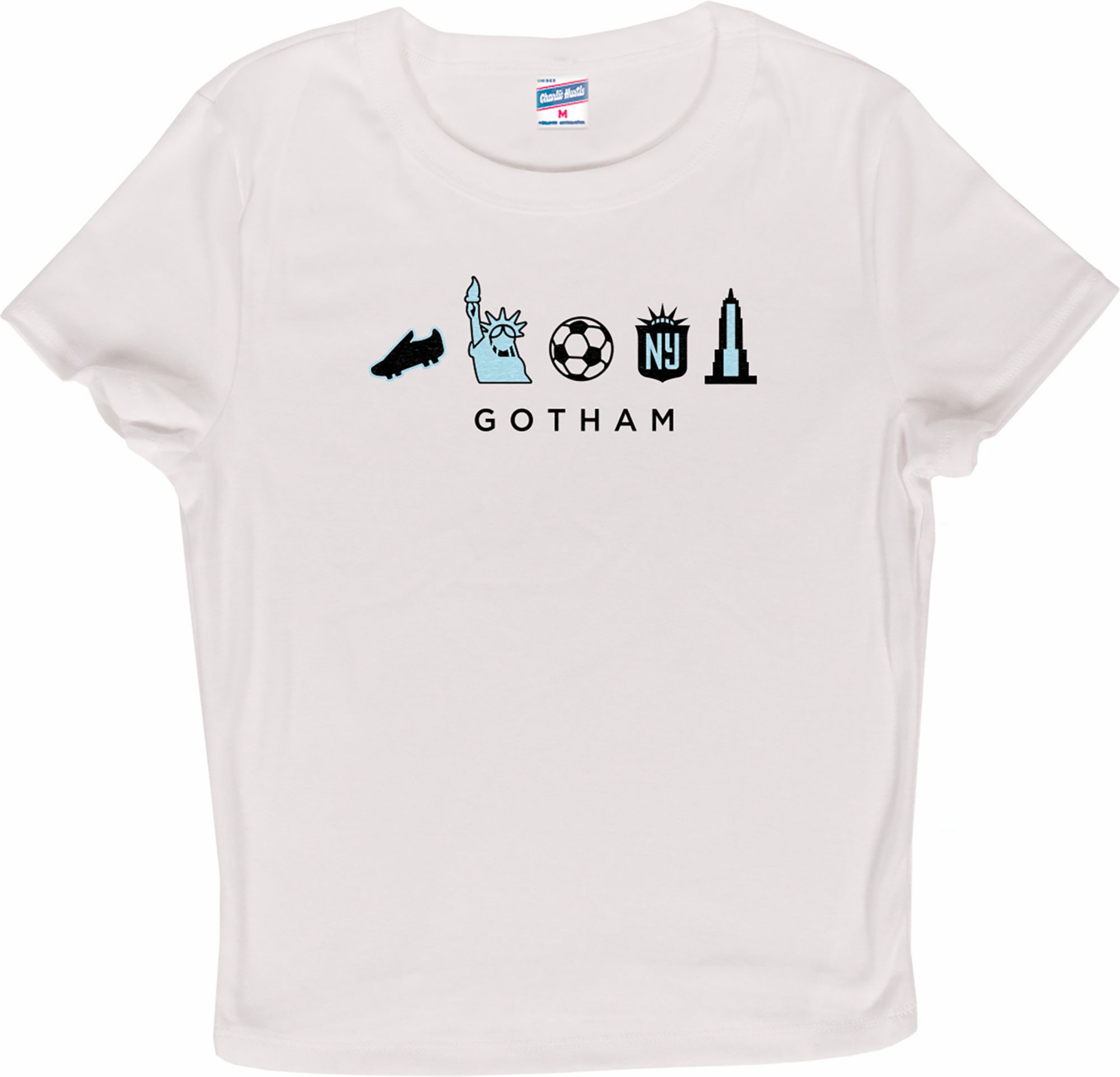 Charlie Hustle Women's NJ/NY Gotham FC White Micro City Away T-Shirt