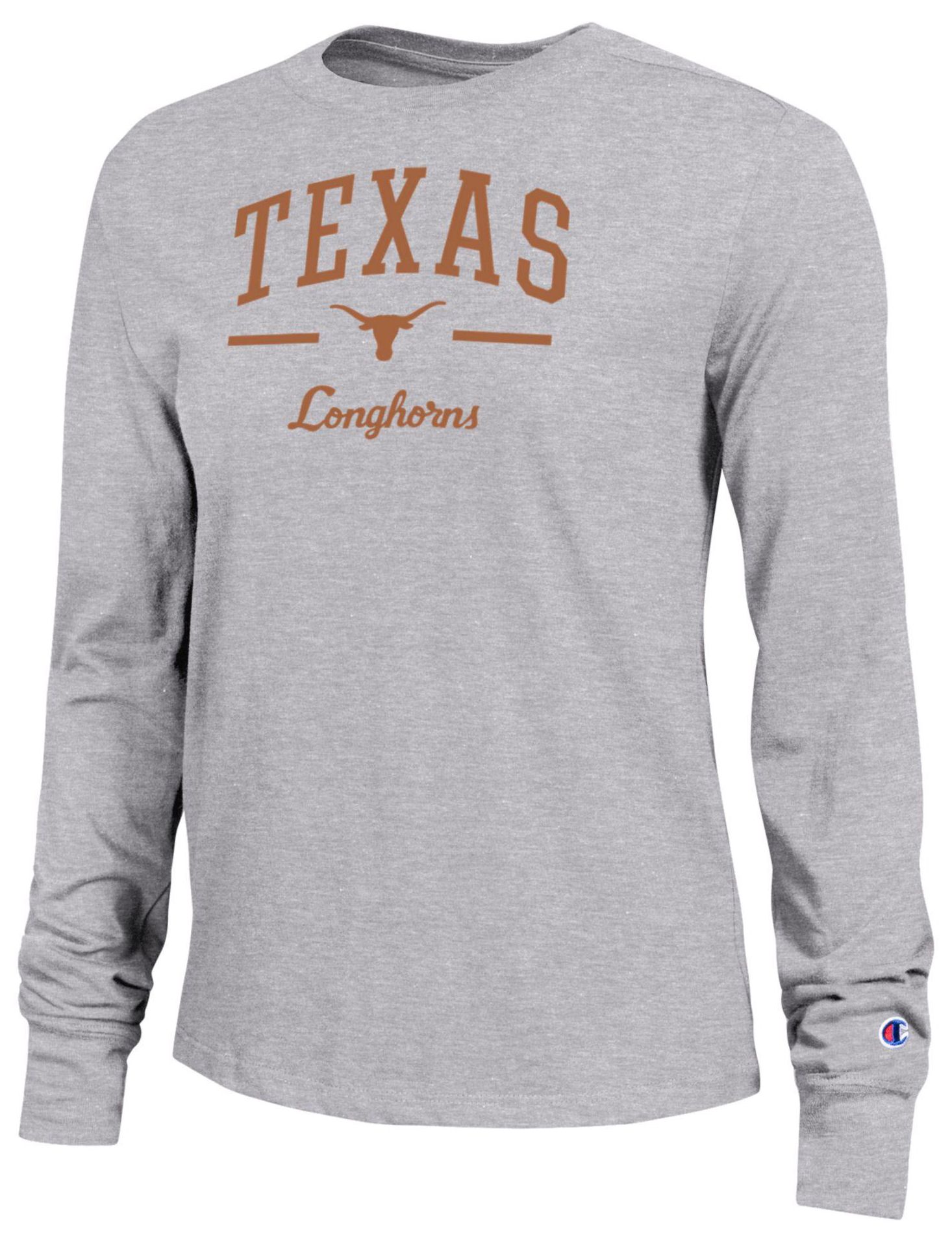 Champion Women's Texas Longhorns Powerblend Fleece Crewneck Sweatshirt
