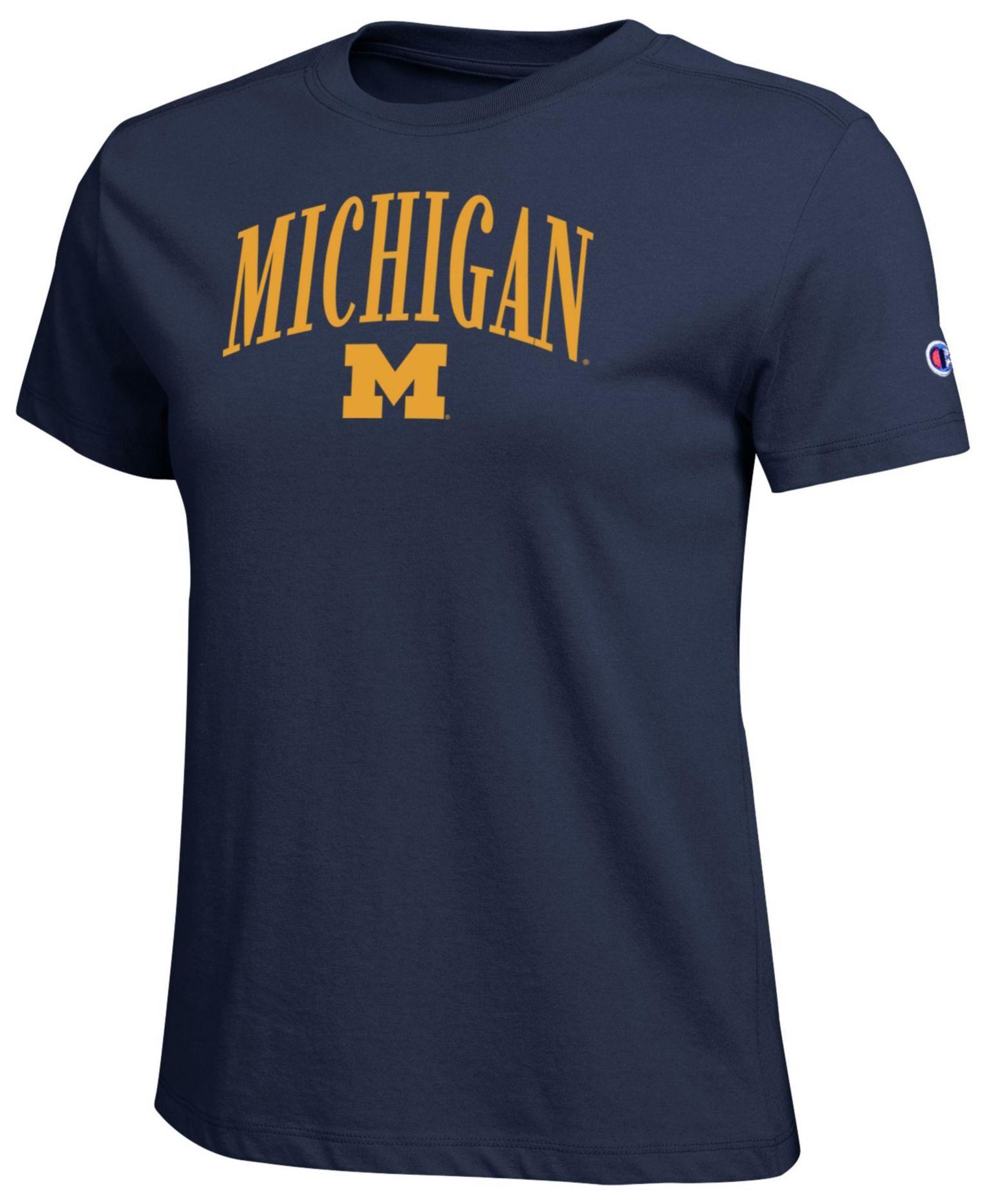 Champion Women's Michigan Wolverines Blue Core T-Shirt