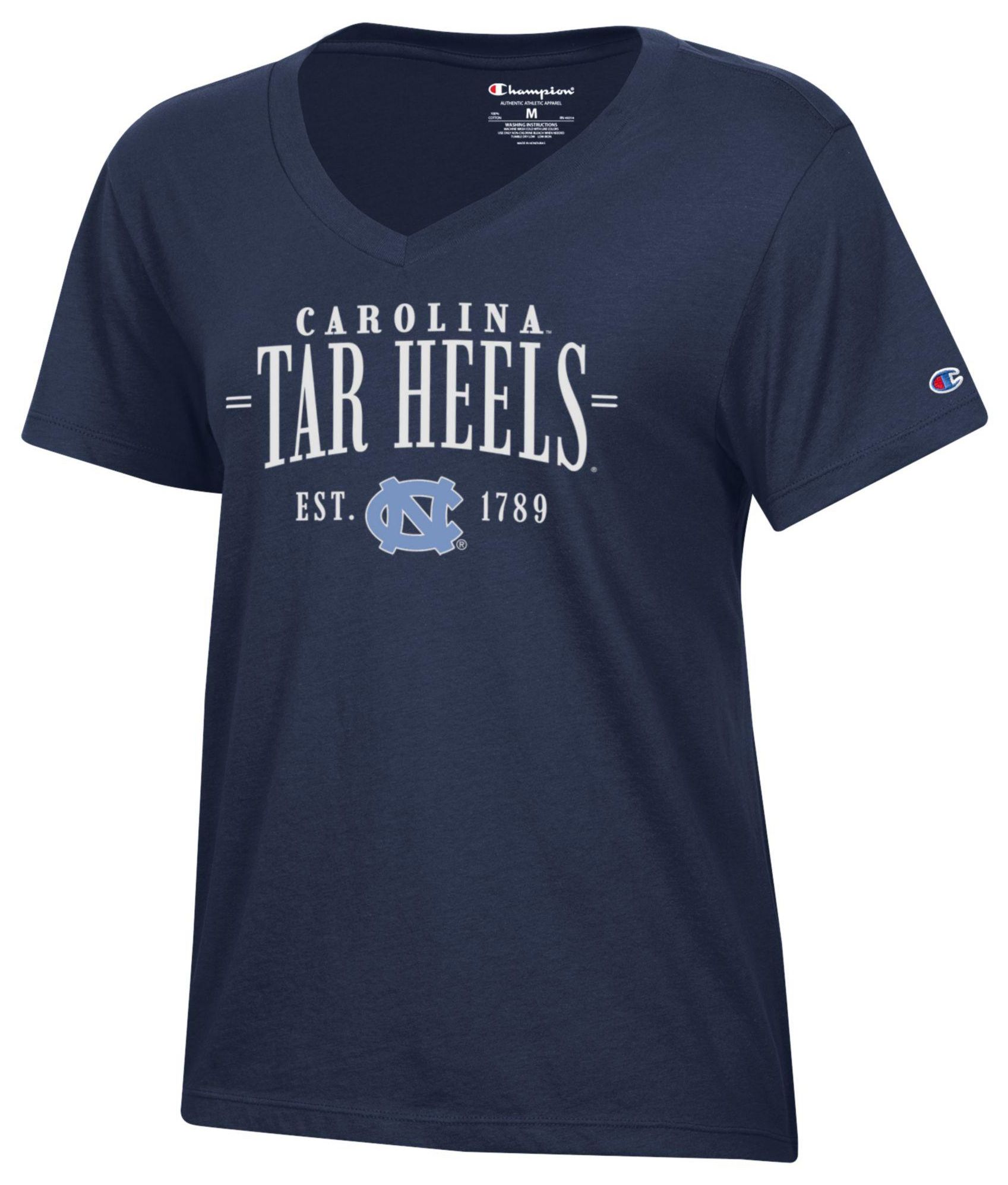Champion Women's North Carolina Tar Heels Core V-Neck T-Shirt