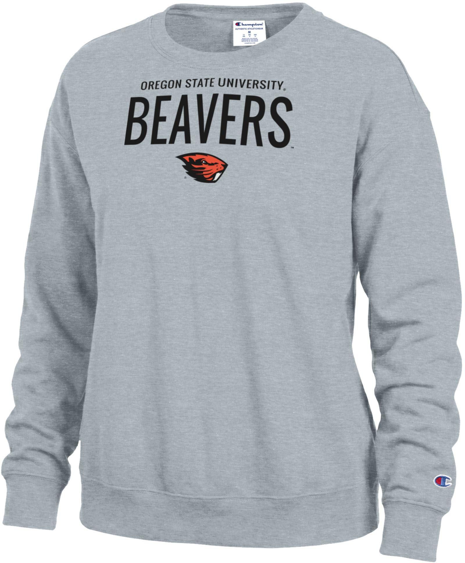 Champion Women's Oregon State Beavers Powerblend Fleece Crewneck Sweatshirt