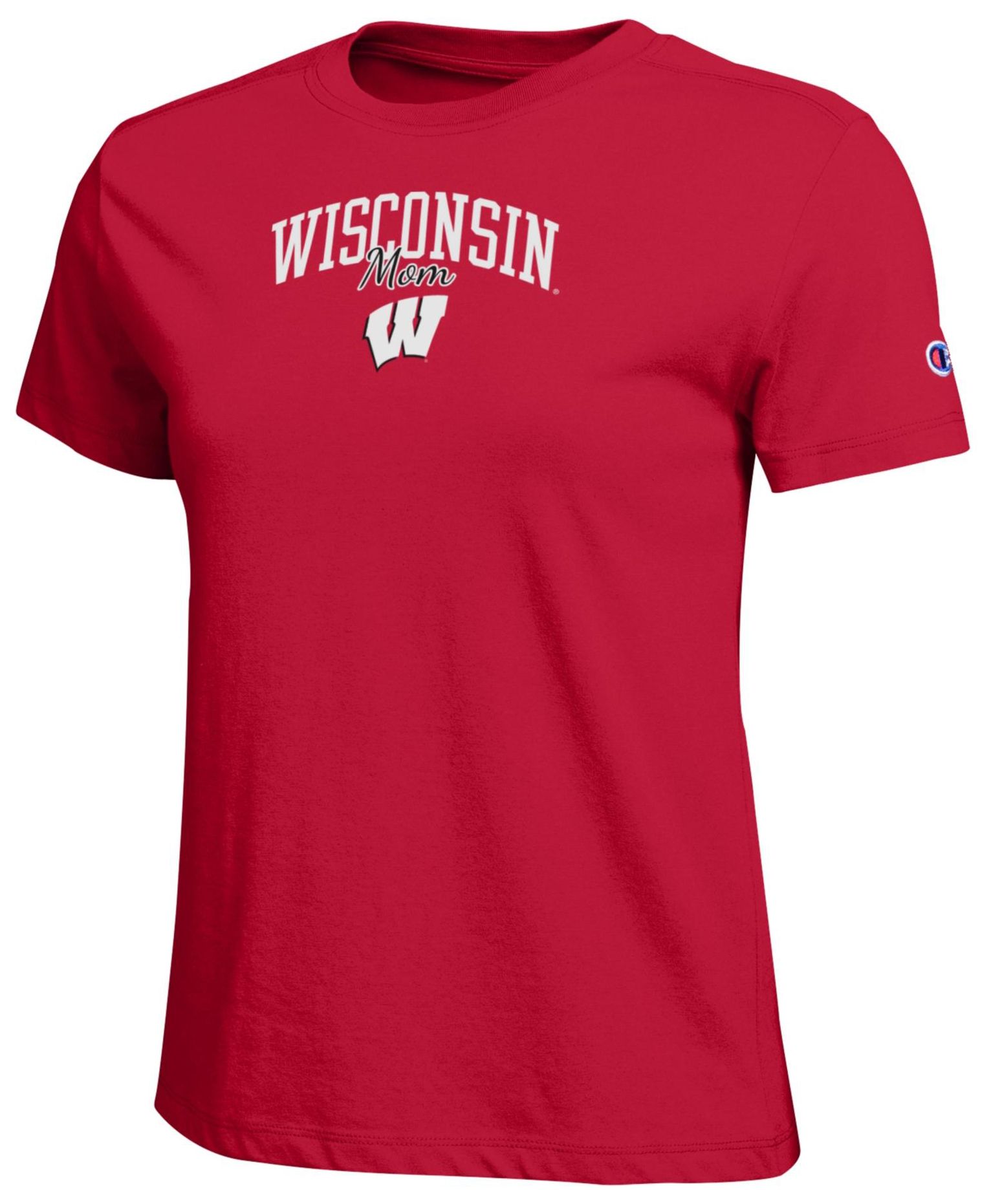 Champion Women's Wisconsin Badgers Mom Core T-Shirt