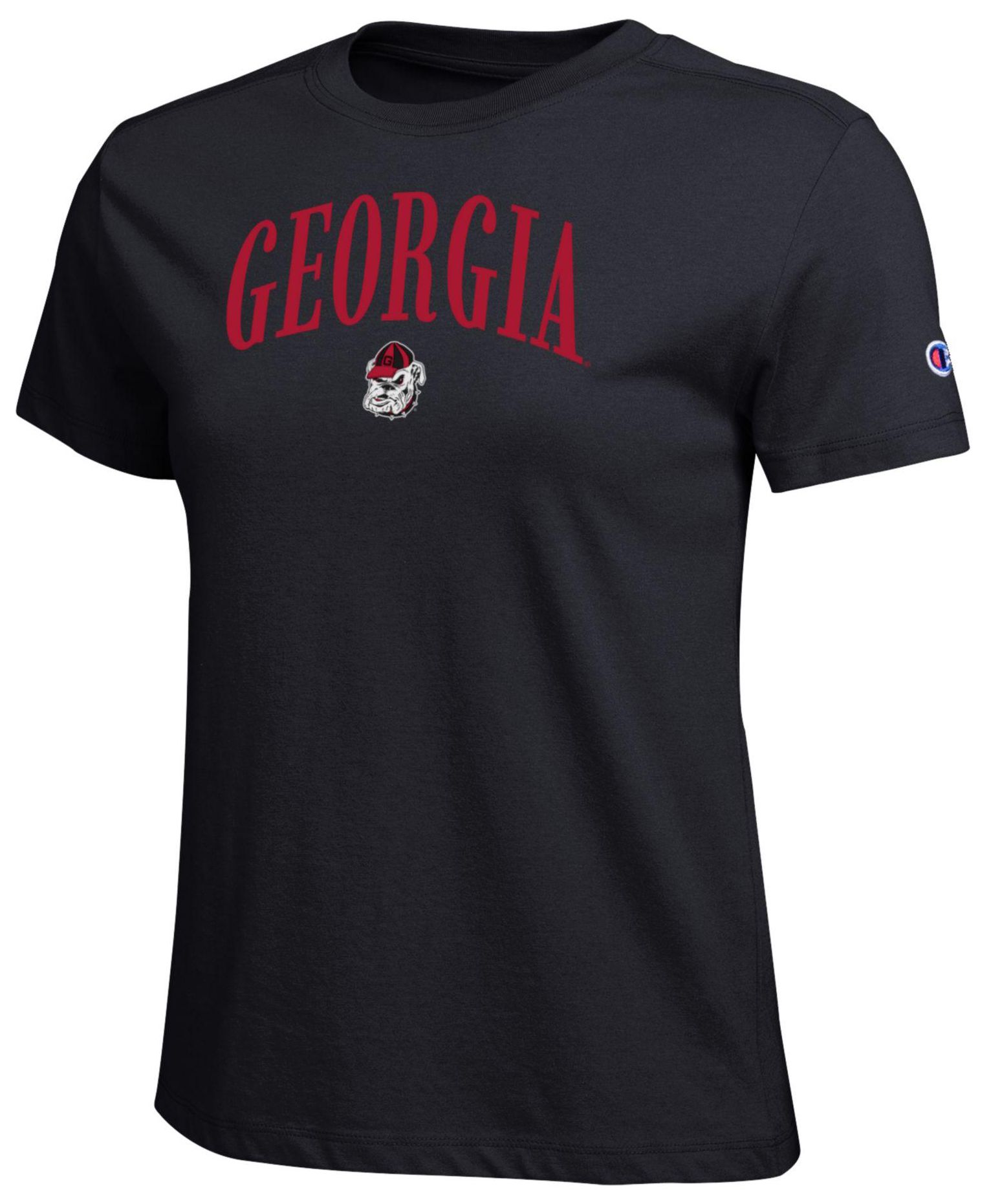 Champion Women's Georgia Bulldogs Black Core T-Shirt