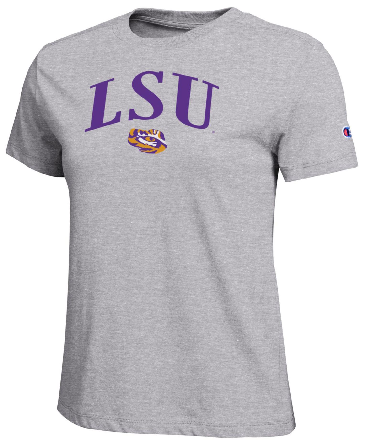 Champion Women's LSU Tigers Core Grey T-Shirt