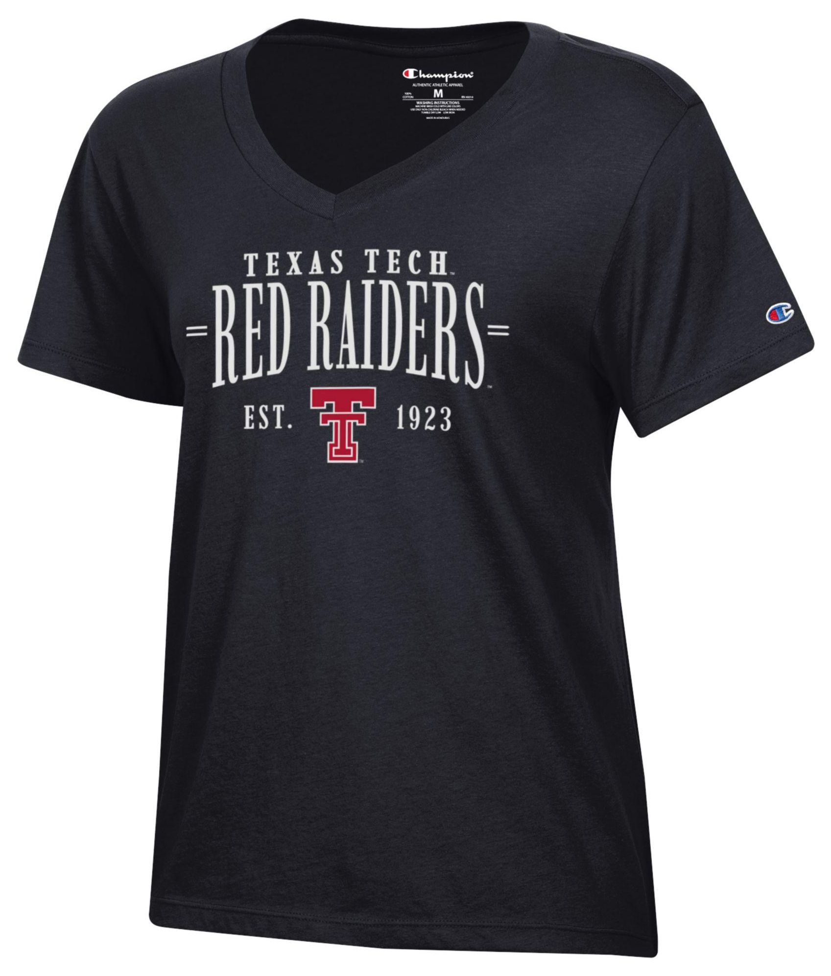 Champion Women's Texas Tech Red Raiders Core V-Neck T-Shirt