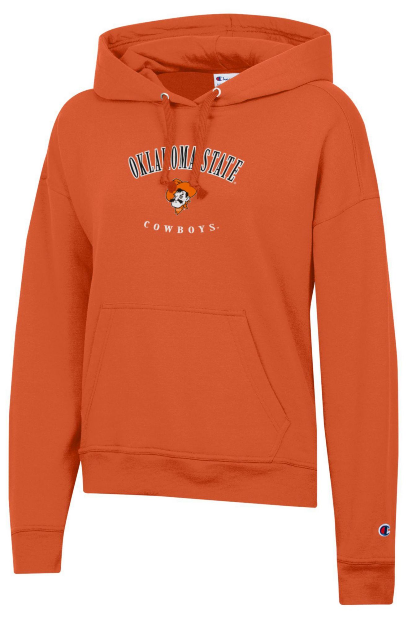 Champion Women's Oklahoma State Cowboys Orange Powerblend Fleece Hoodie
