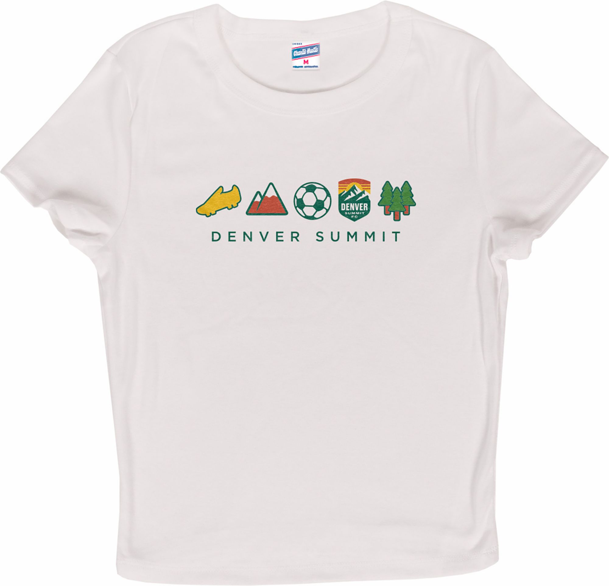 Charlie Hustle Women's Denver FC White Micro City Away T-Shirt