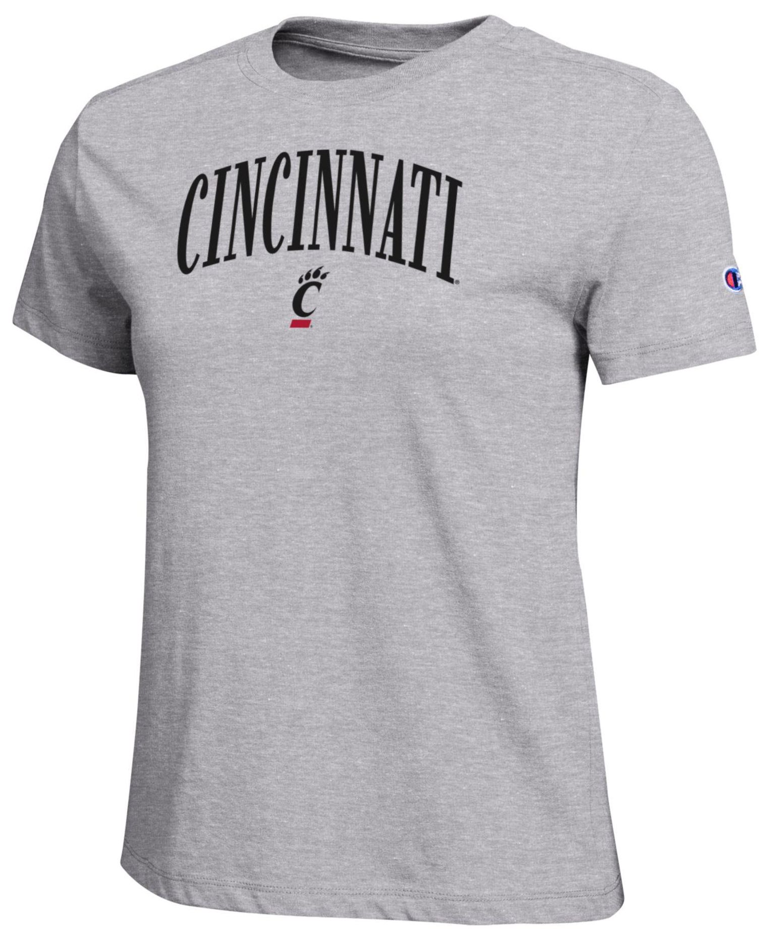 Champion Women's Cincinnati Bearcats Grey Core T-Shirt