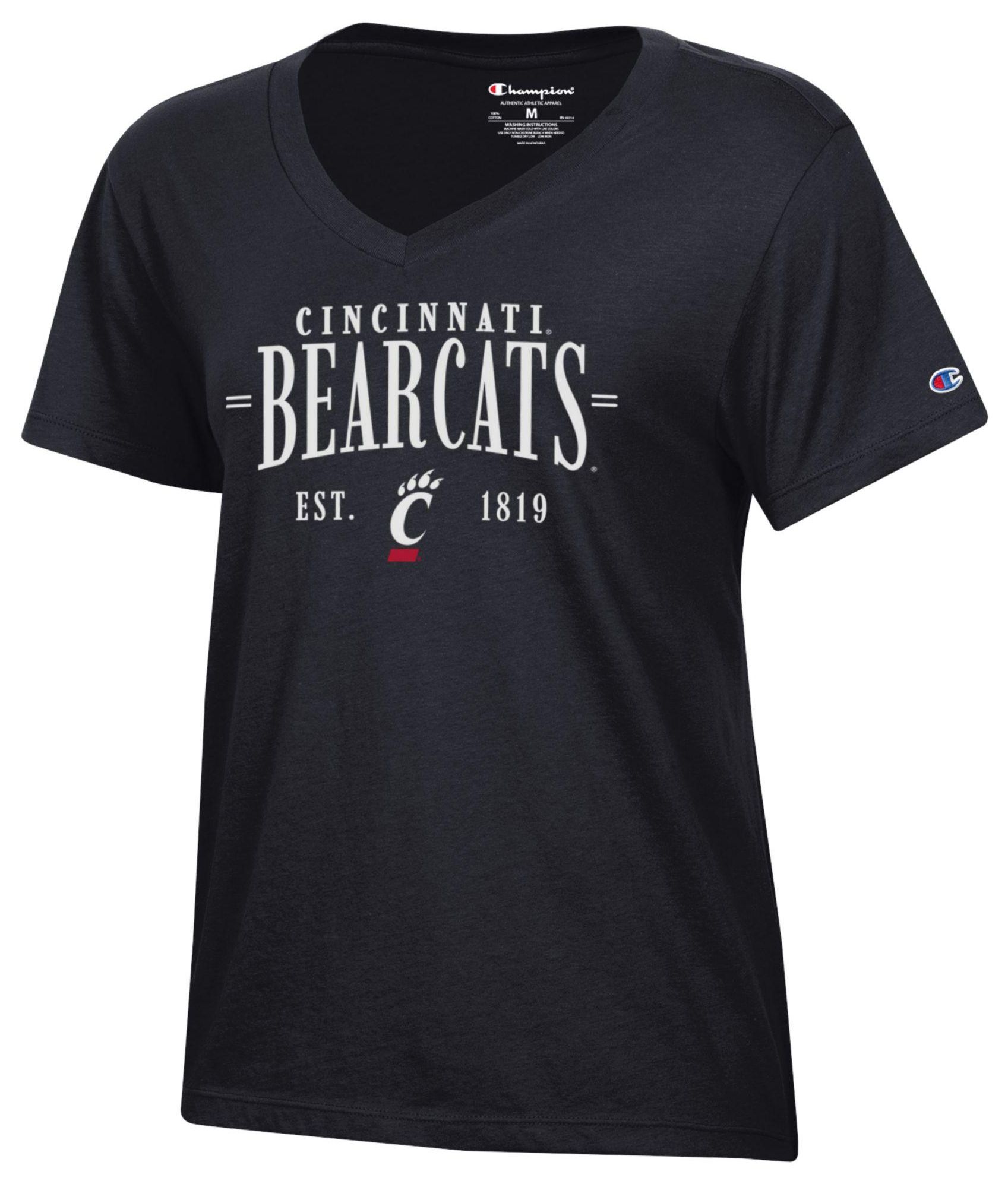 Champion Women's Cincinnati Bearcats Core V-Neck T-Shirt