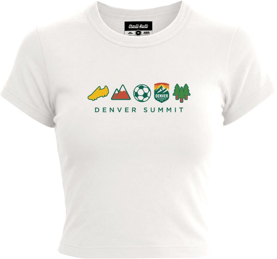 Charlie Hustle Women's Denver Summit FC Patch T-Shirt