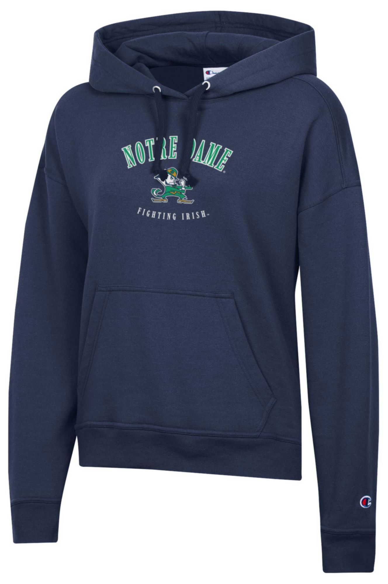 Champion Women's Notre Dame Fighting Irish Blue Powerblend Fleece Hoodie