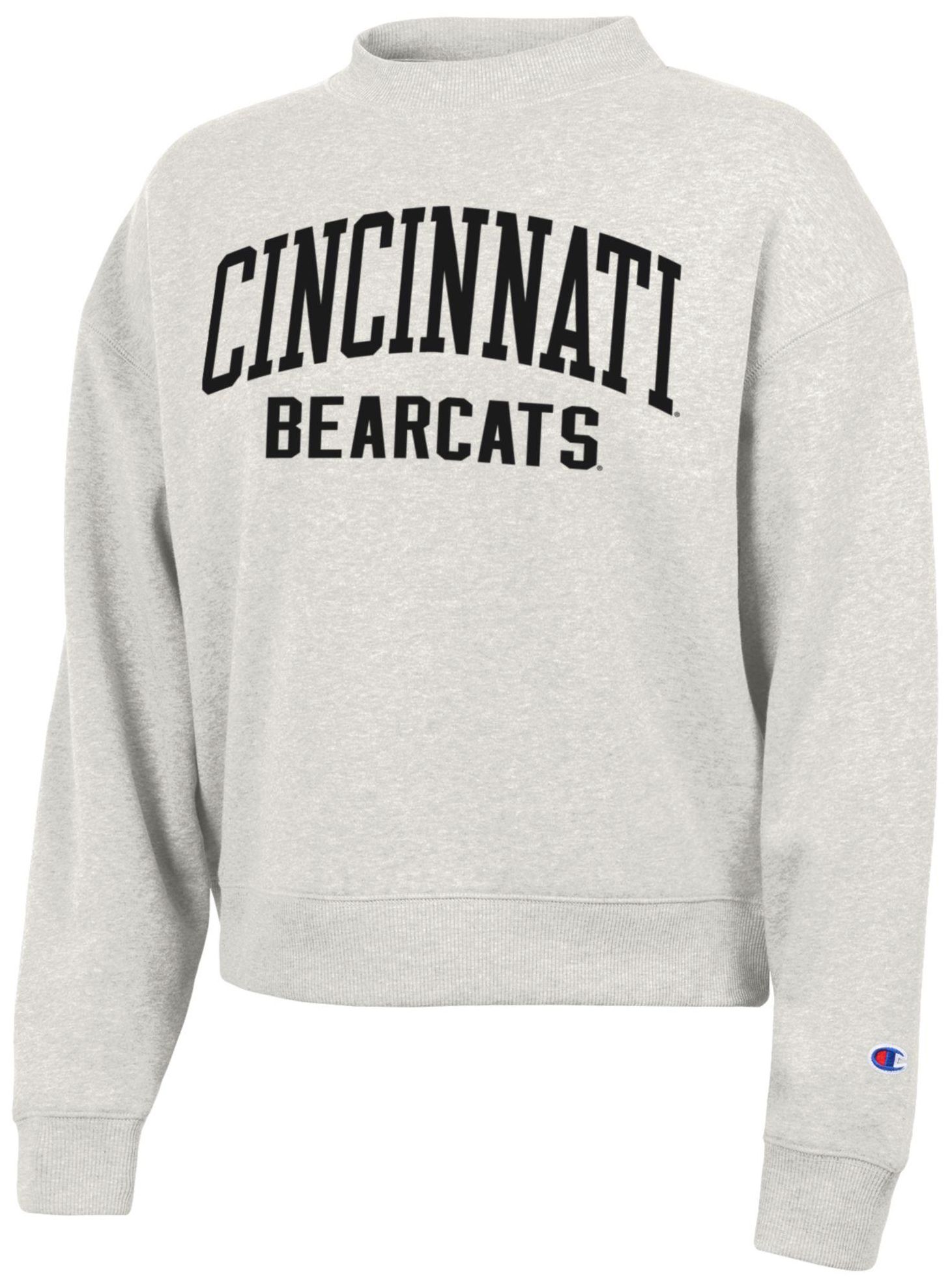 Champion Women's Cincinnati Bearcats Pebblestone Triumph Crewneck Sweatshirt